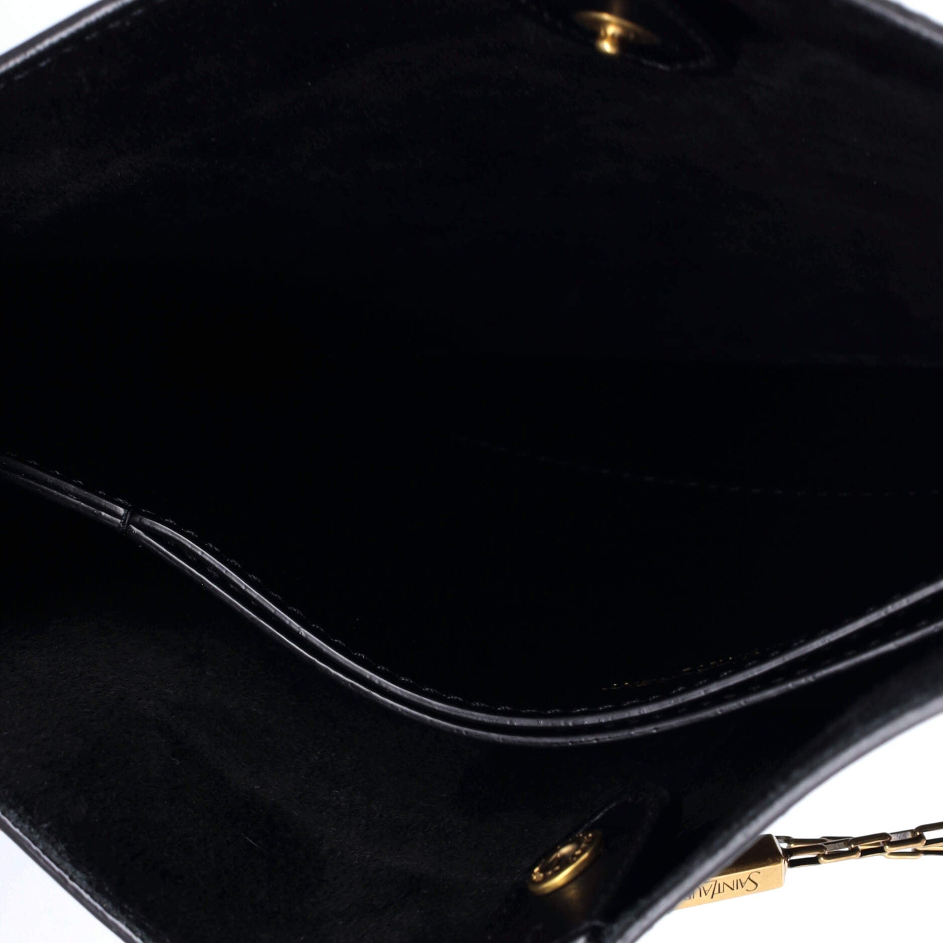 Saint Laurent Liane Chain Shoulder Bag Leather Small