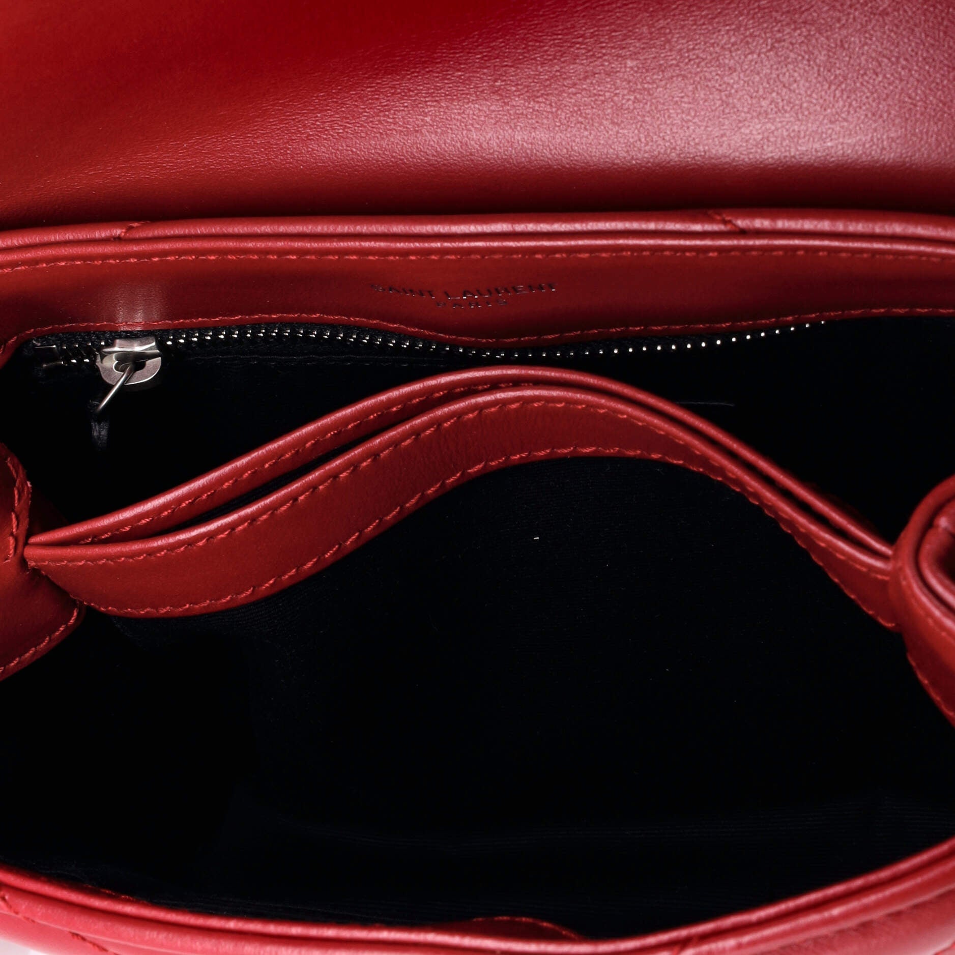 Saint Laurent Loulou Shoulder Bag Matelasse Chevron Leather Toy