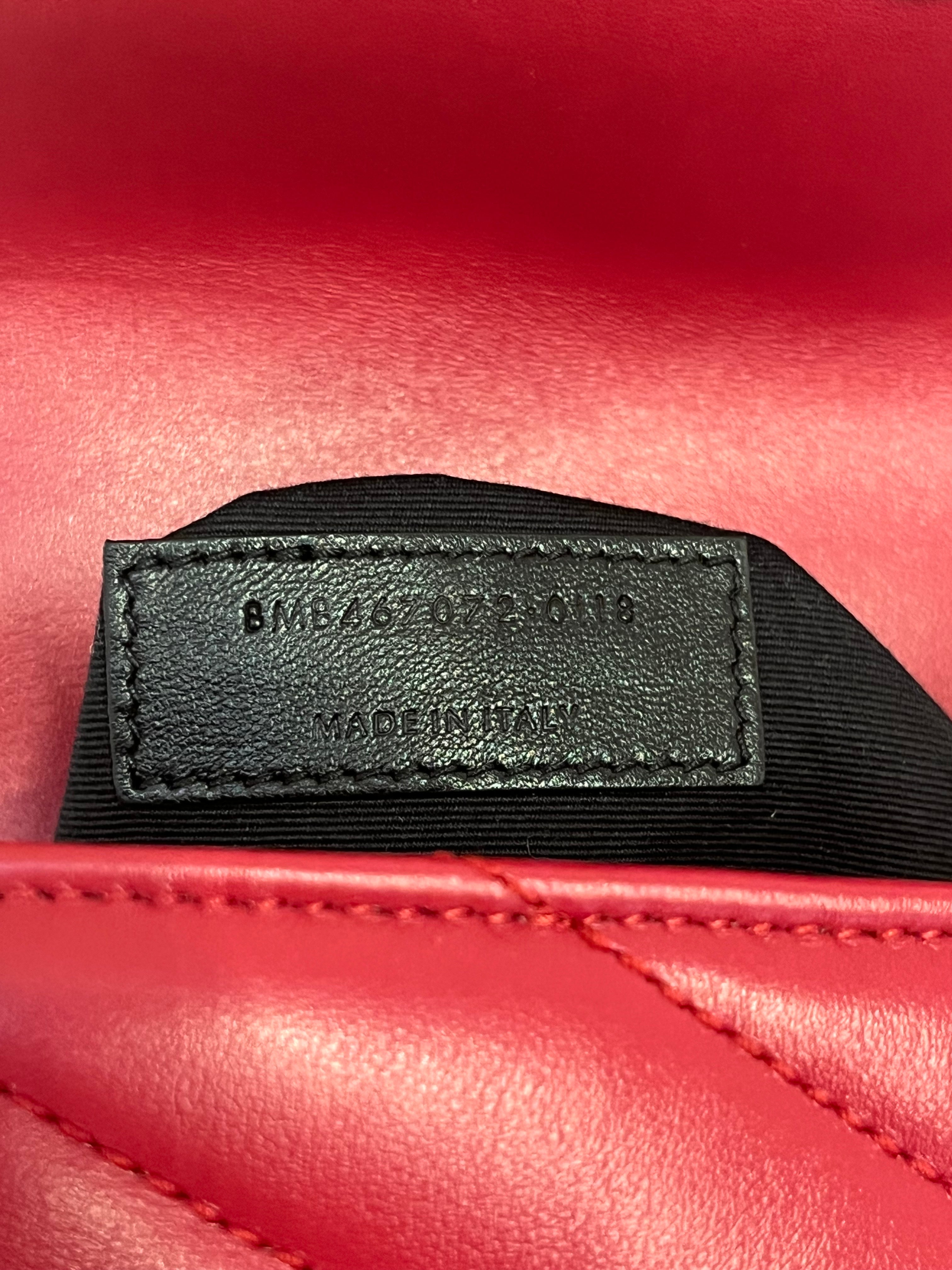 Saint Laurent Loulou Shoulder Bag Matelasse Chevron Leather Toy