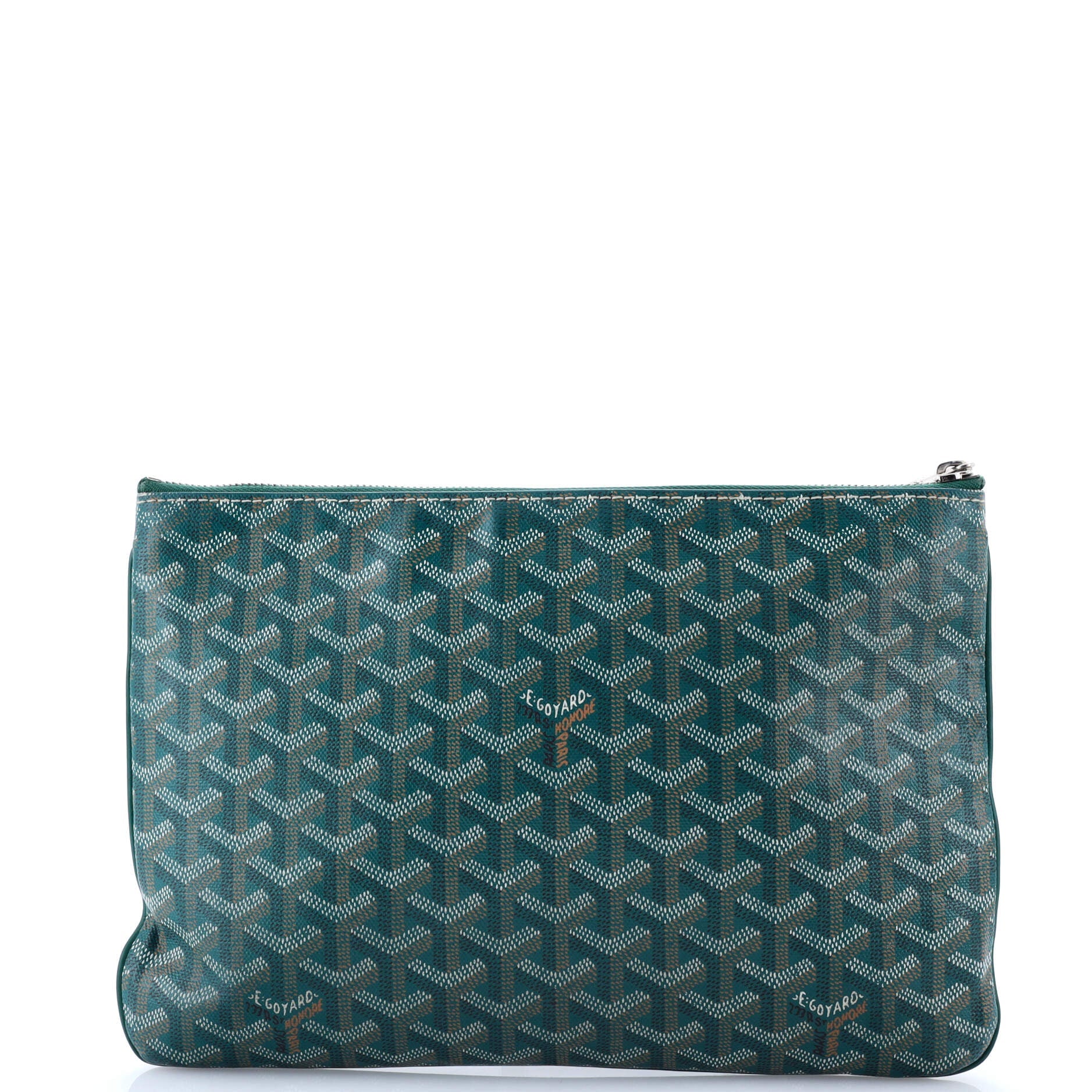 Goyard Senat Zip Pouch Coated Canvas MM