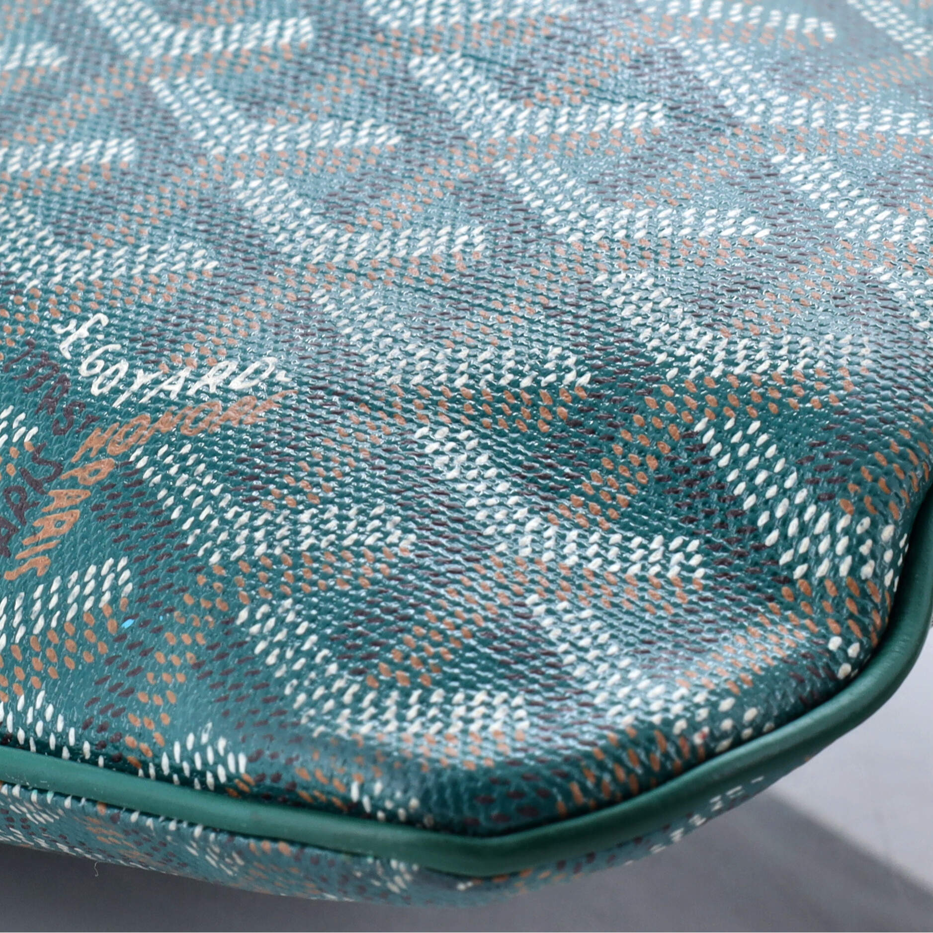 Goyard Senat Zip Pouch Coated Canvas MM