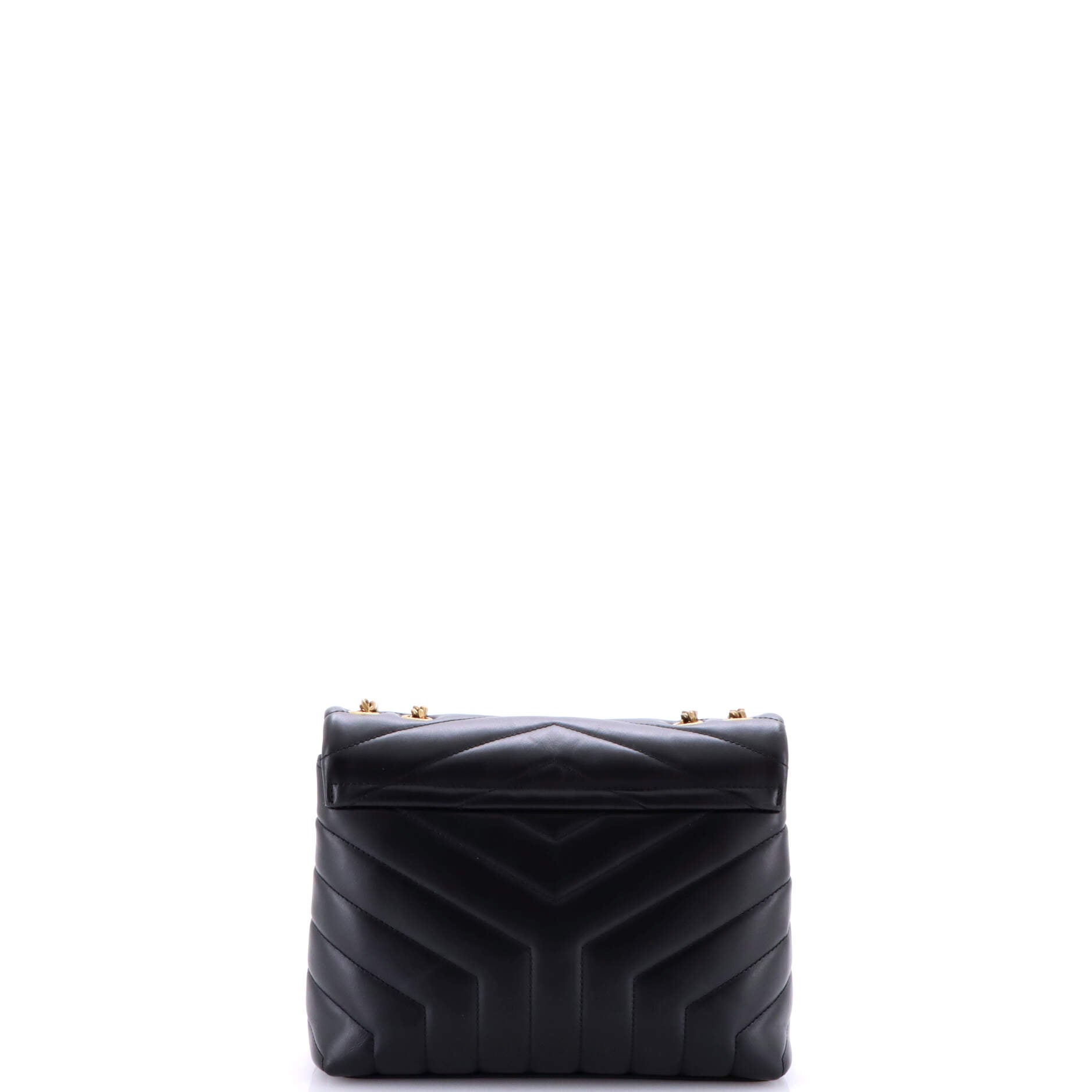 Saint Laurent Loulou Shoulder Bag Matelasse Chevron Leather Small
