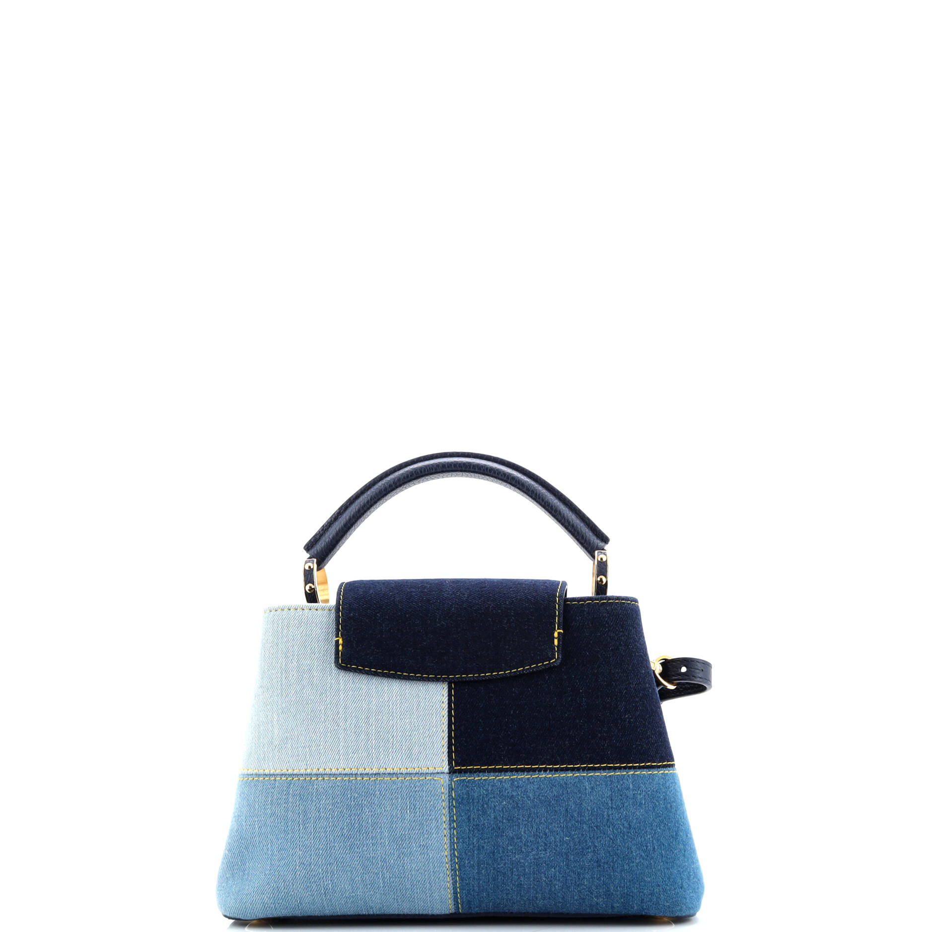 Louis Vuitton Capucines Bag Patchwork Denim BB