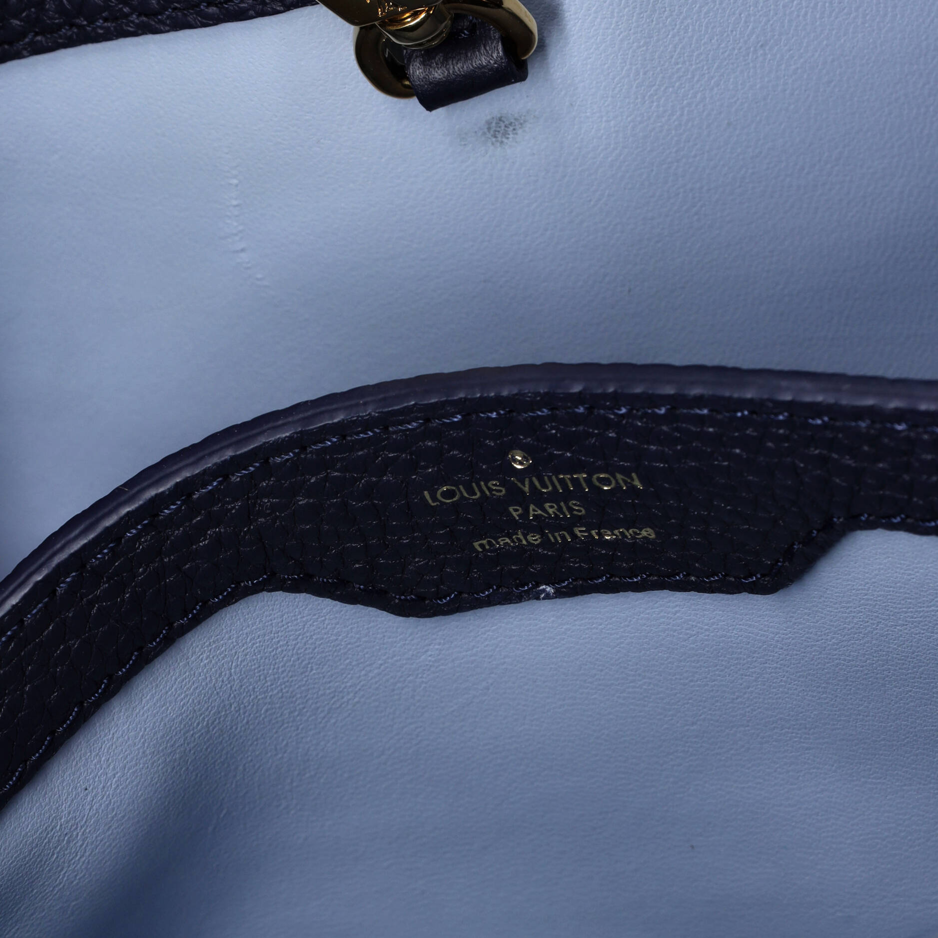 Louis Vuitton Capucines Bag Patchwork Denim BB