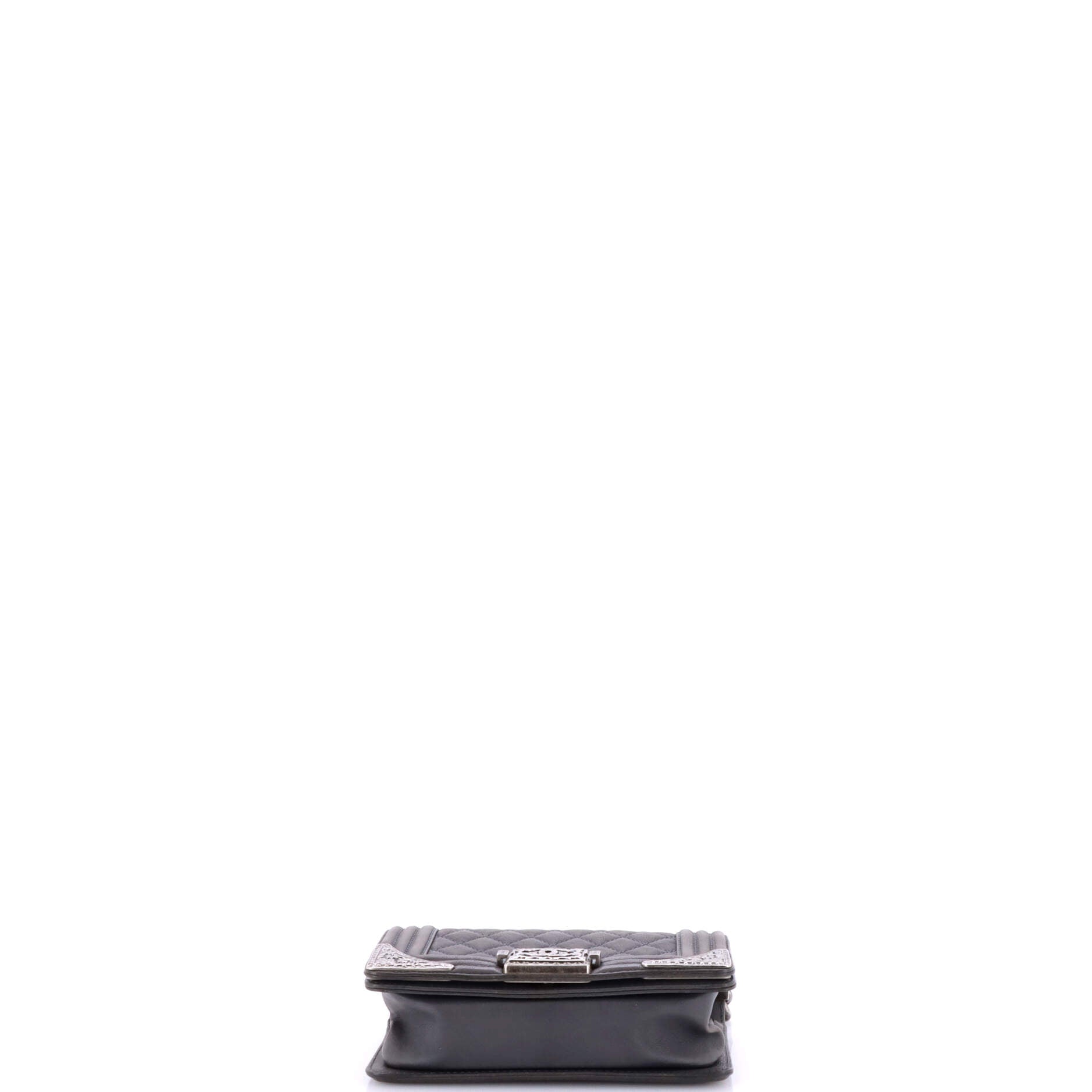 Chanel Paris-Dallas Boy Flap Bag Quilted Calfskin with Metal Adornments Small