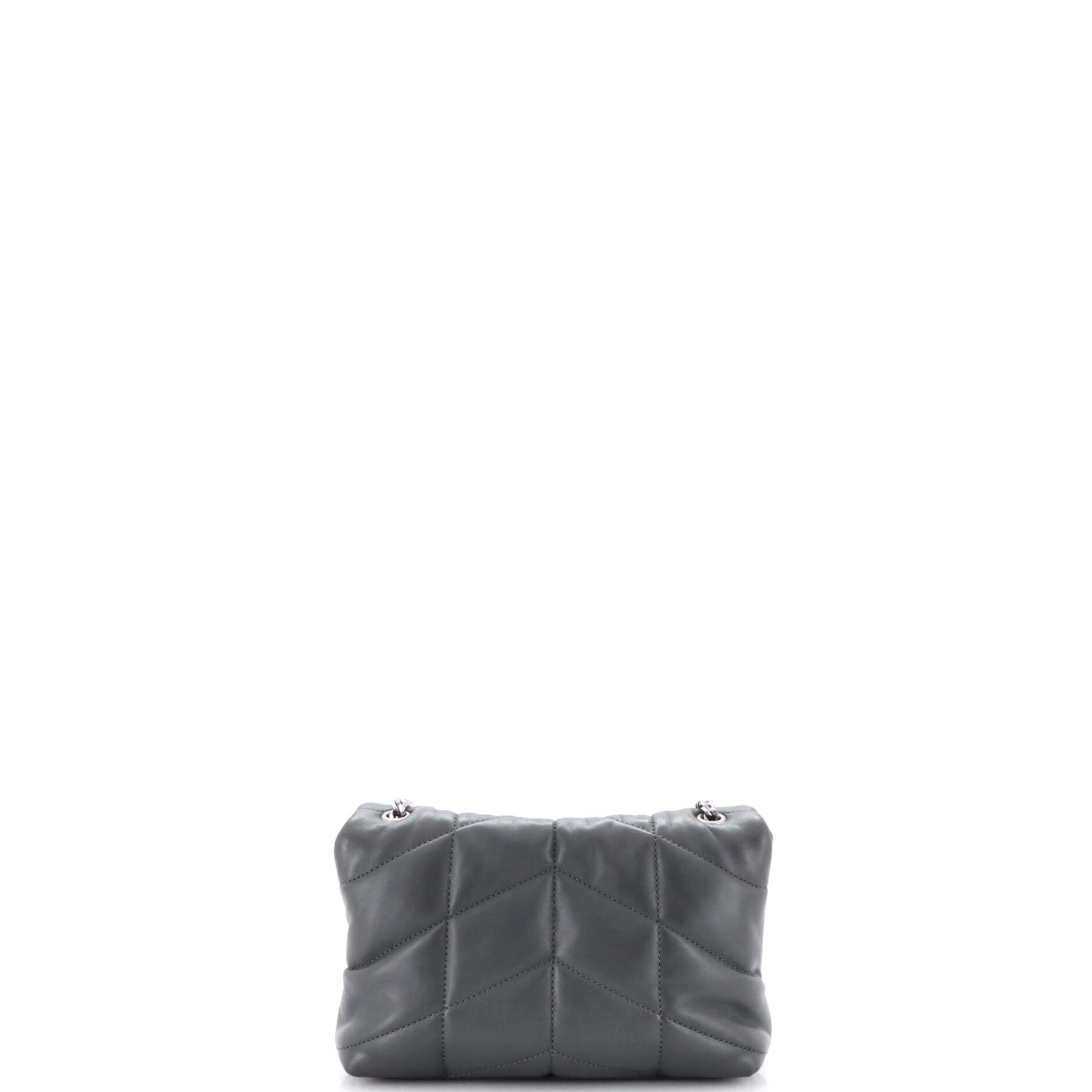 Saint Laurent Loulou Puffer Shoulder Bag Quilted Leather Mini