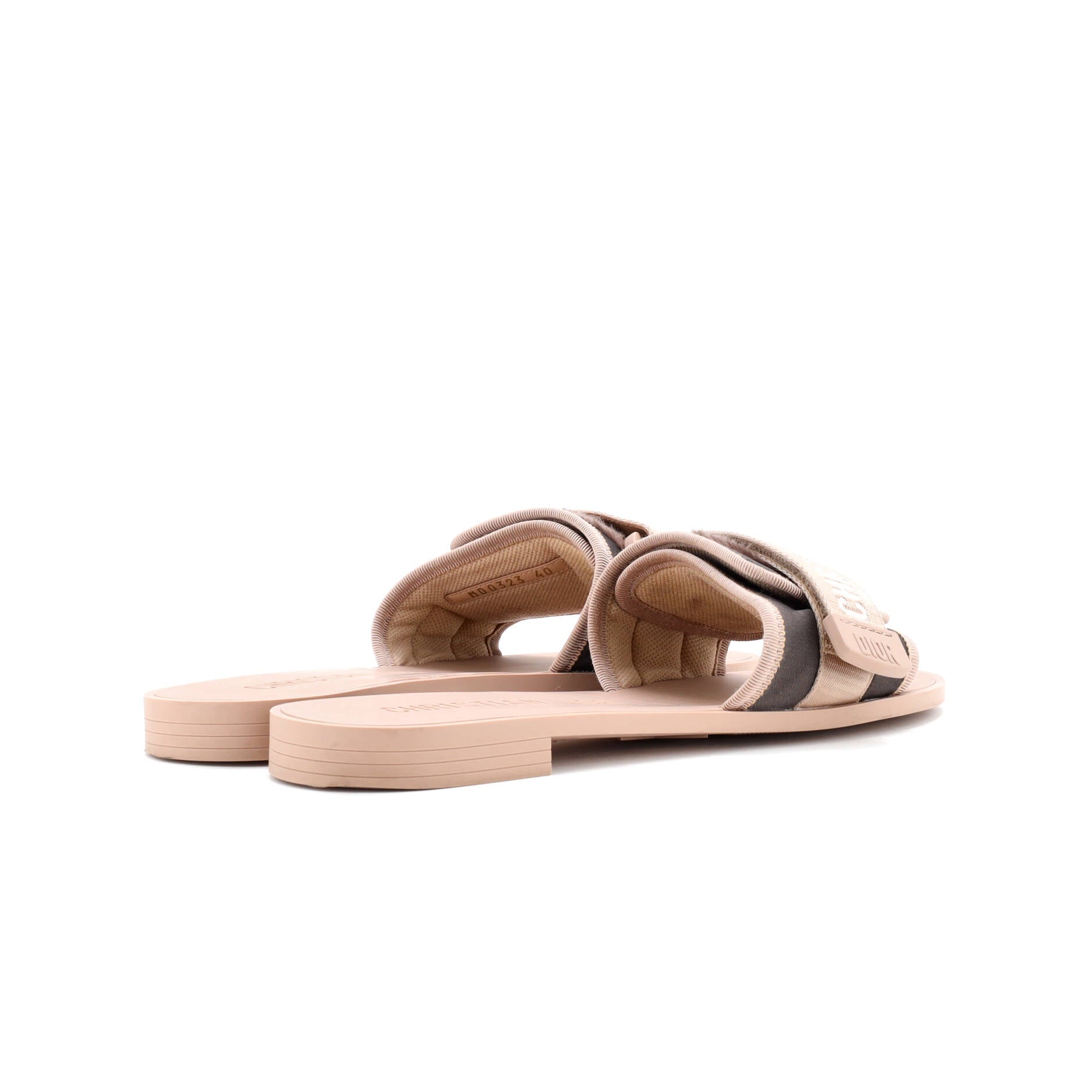 Christian Dior Women's Dio(r)evolution Slide Sandals Technical Fabric
