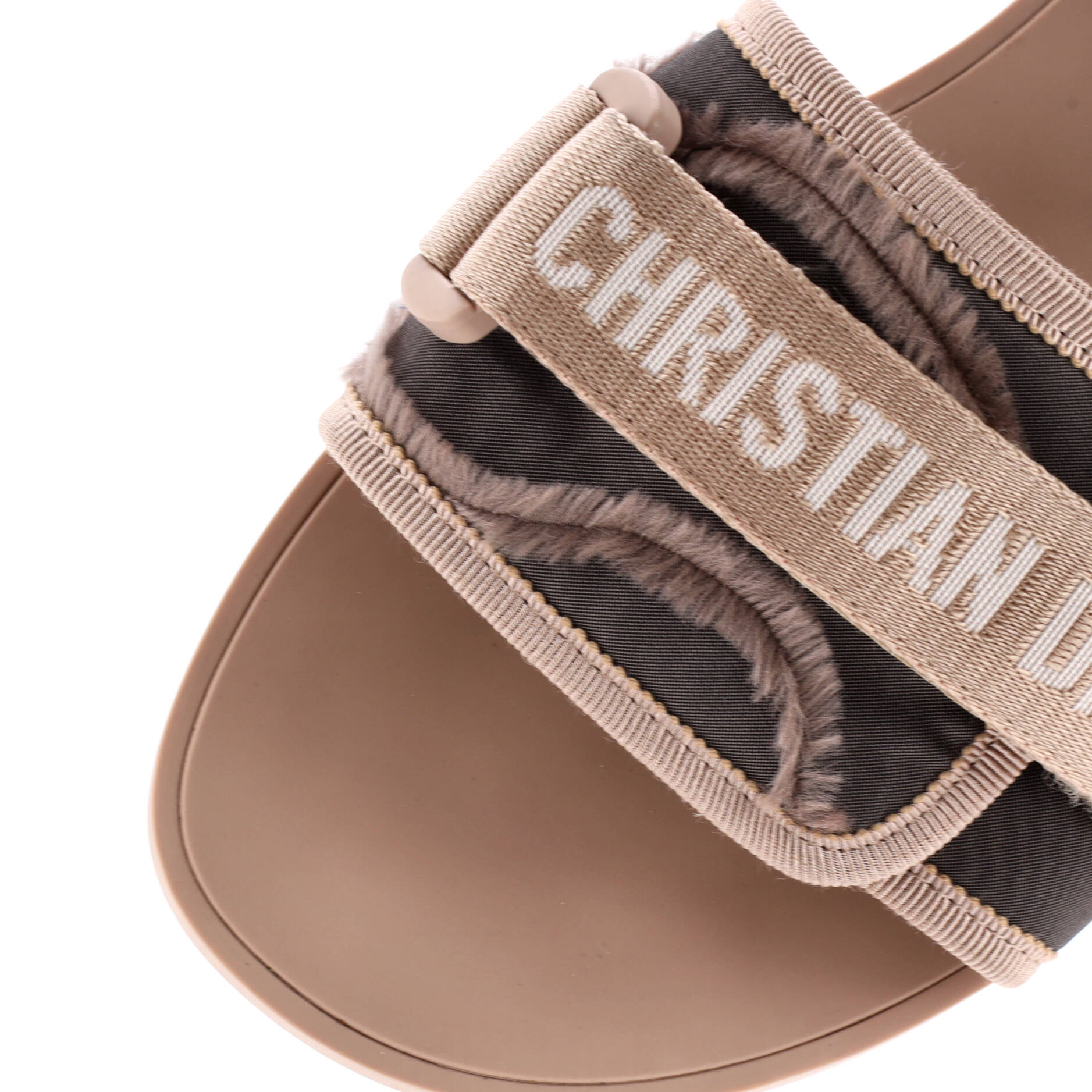 Christian Dior Women's Dio(r)evolution Slide Sandals Technical Fabric