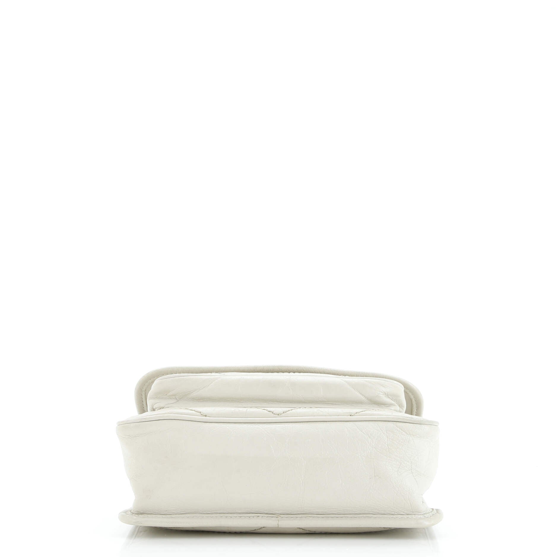 Saint Laurent Niki Chain Flap Bag Matelasse Chevron Leather Baby