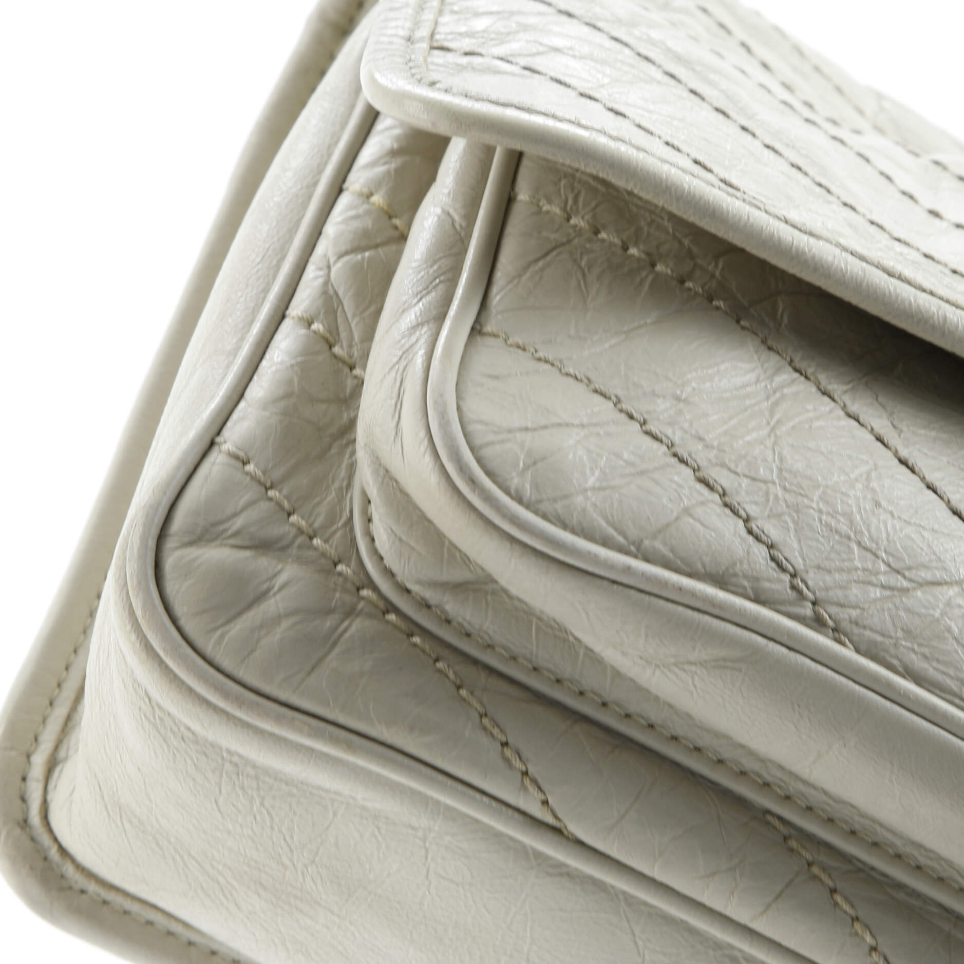 Saint Laurent Niki Chain Flap Bag Matelasse Chevron Leather Baby