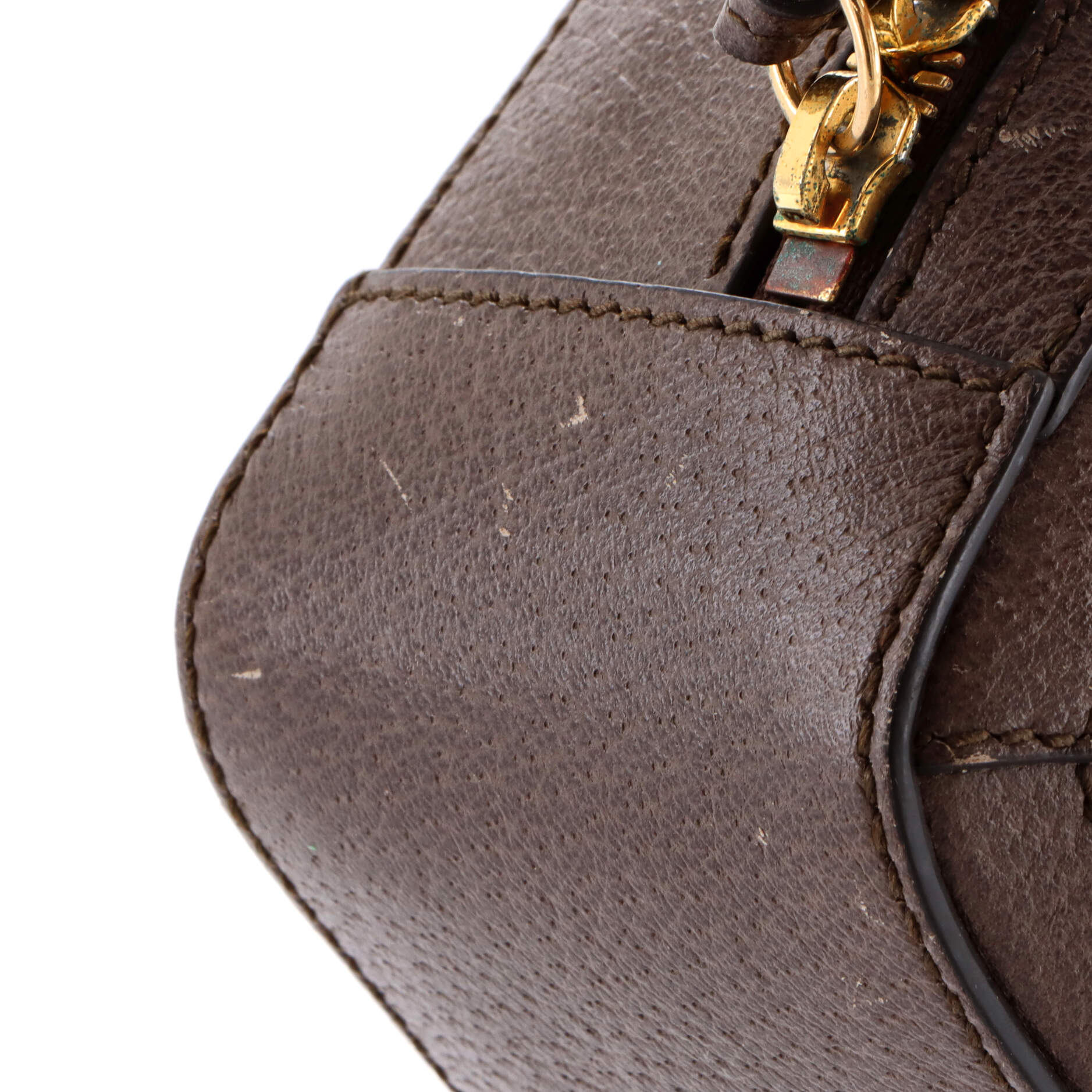 Gucci Ophidia Zip Around Camera Bag GG Coated Canvas Small
