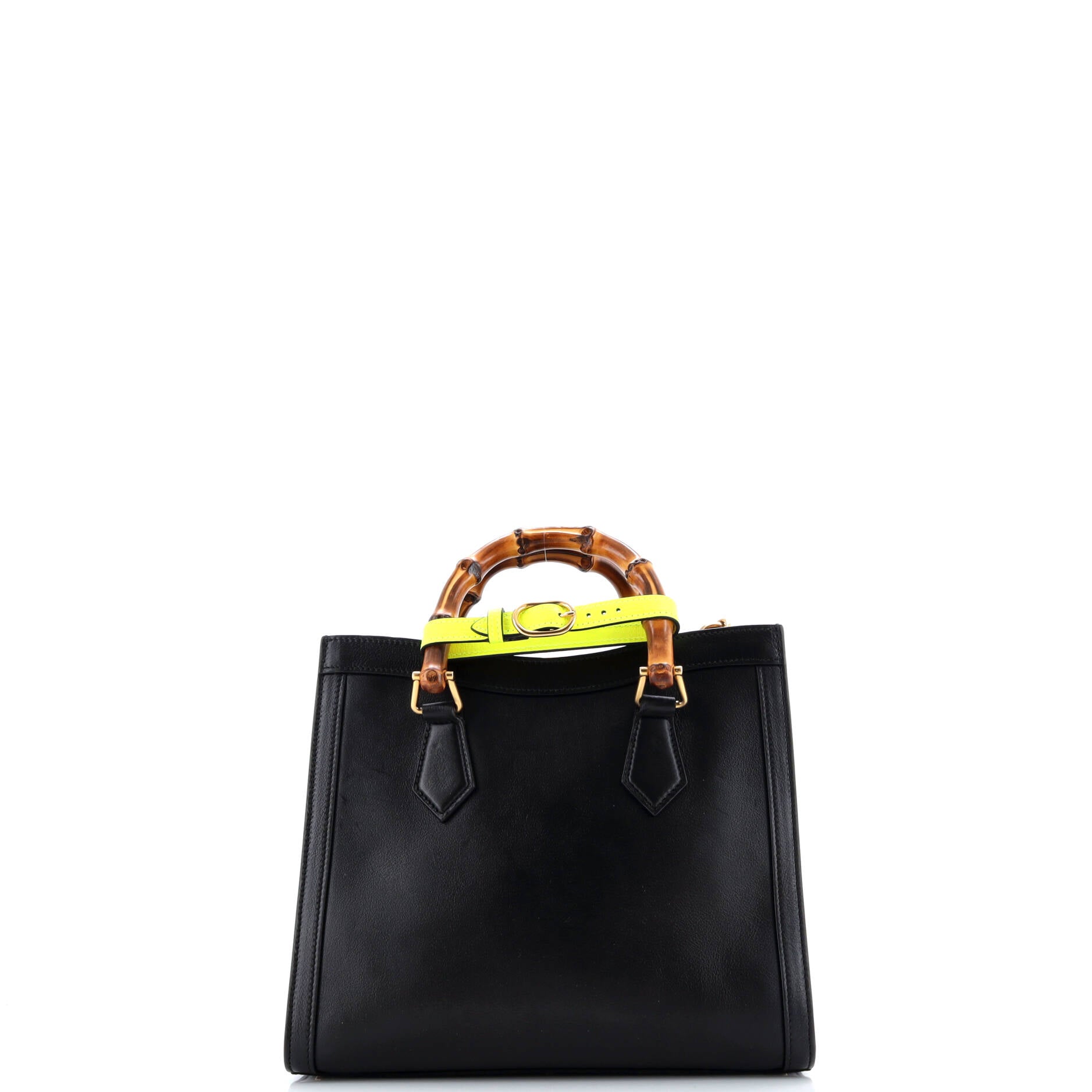 Gucci Diana NM Bamboo Handle Tote Leather Small