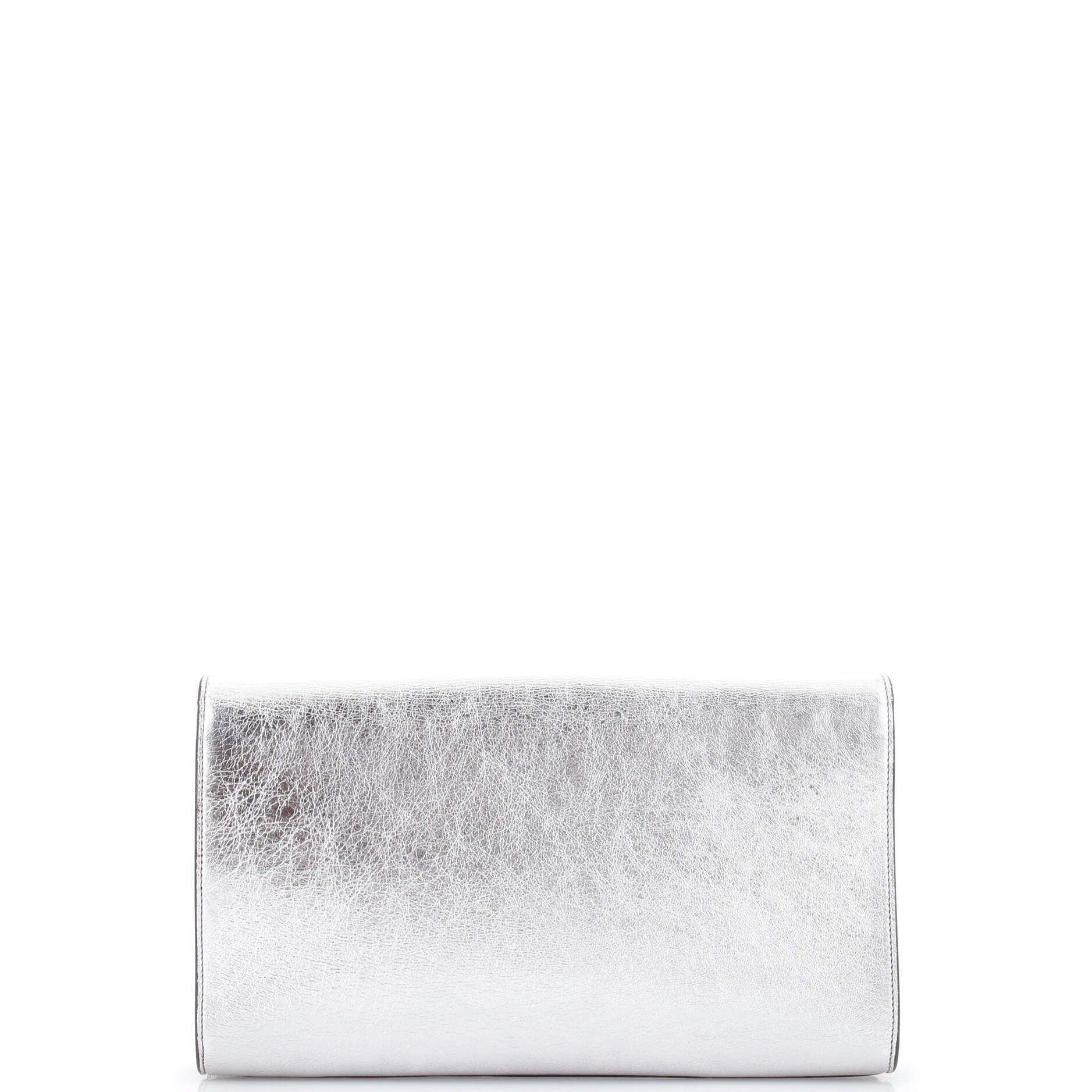 Saint Laurent Belle de Jour Clutch Leather Large