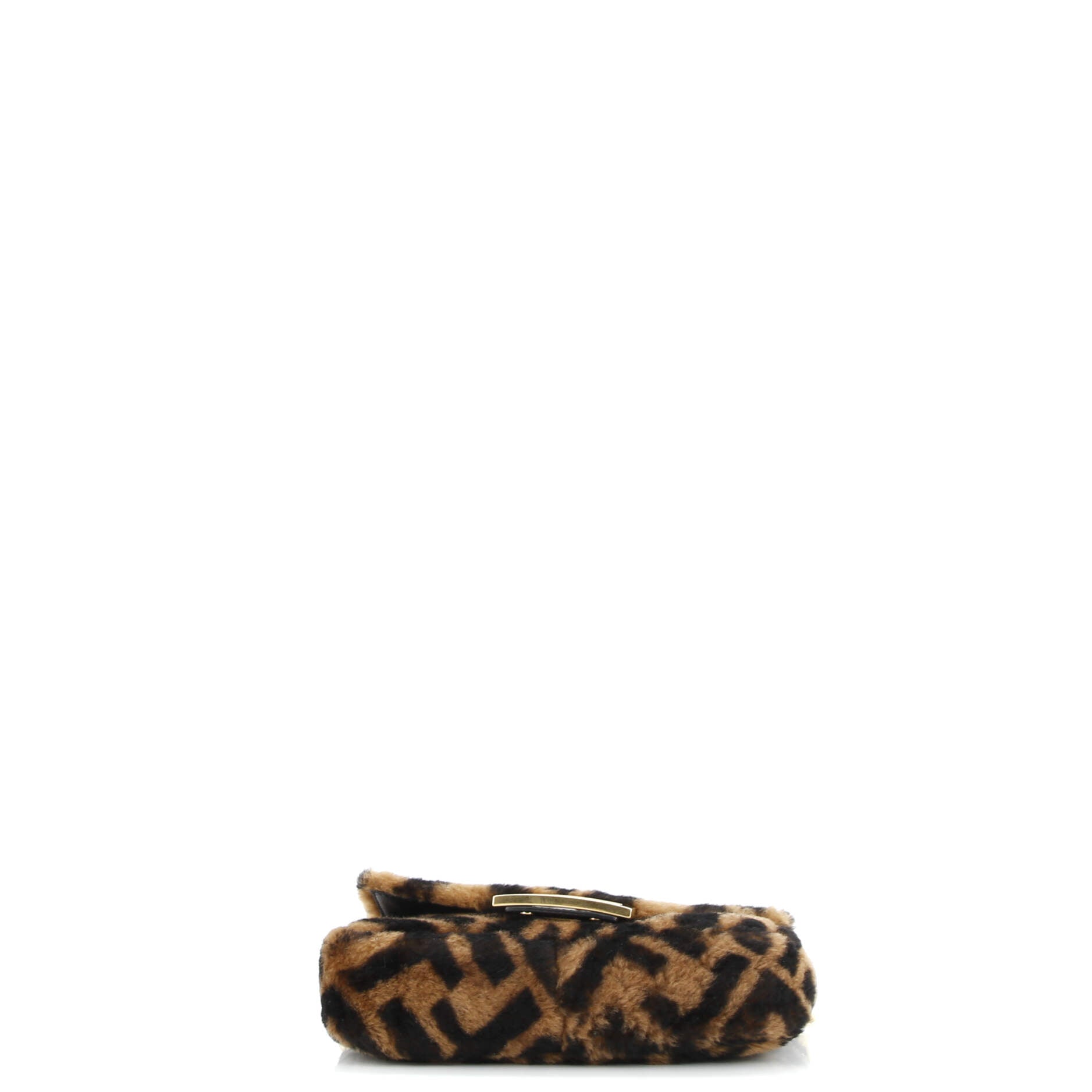 Fendi Baguette NM Bag Zucca Shearling Mini