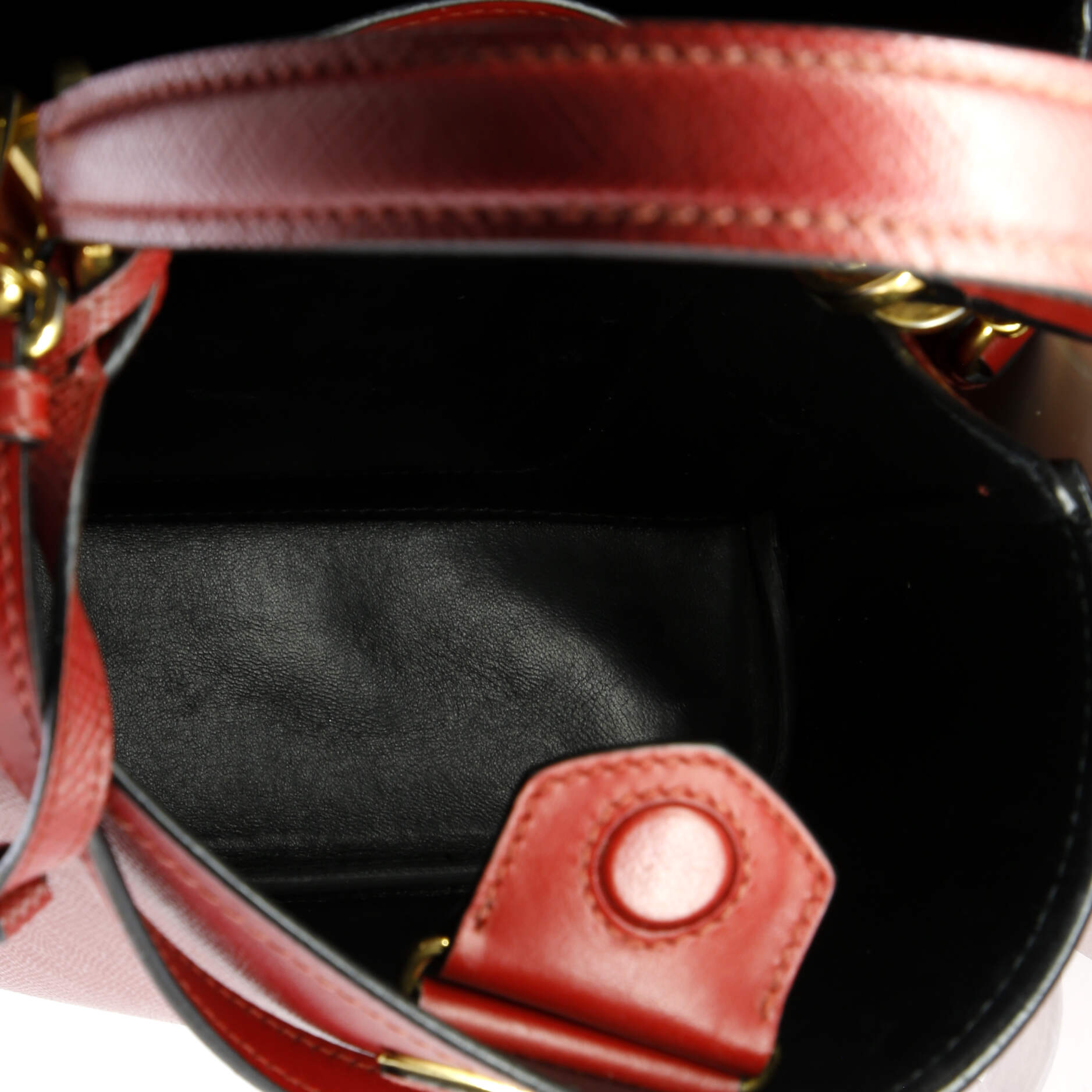 Prada Panier Bucket Bag Saffiano Leather Medium