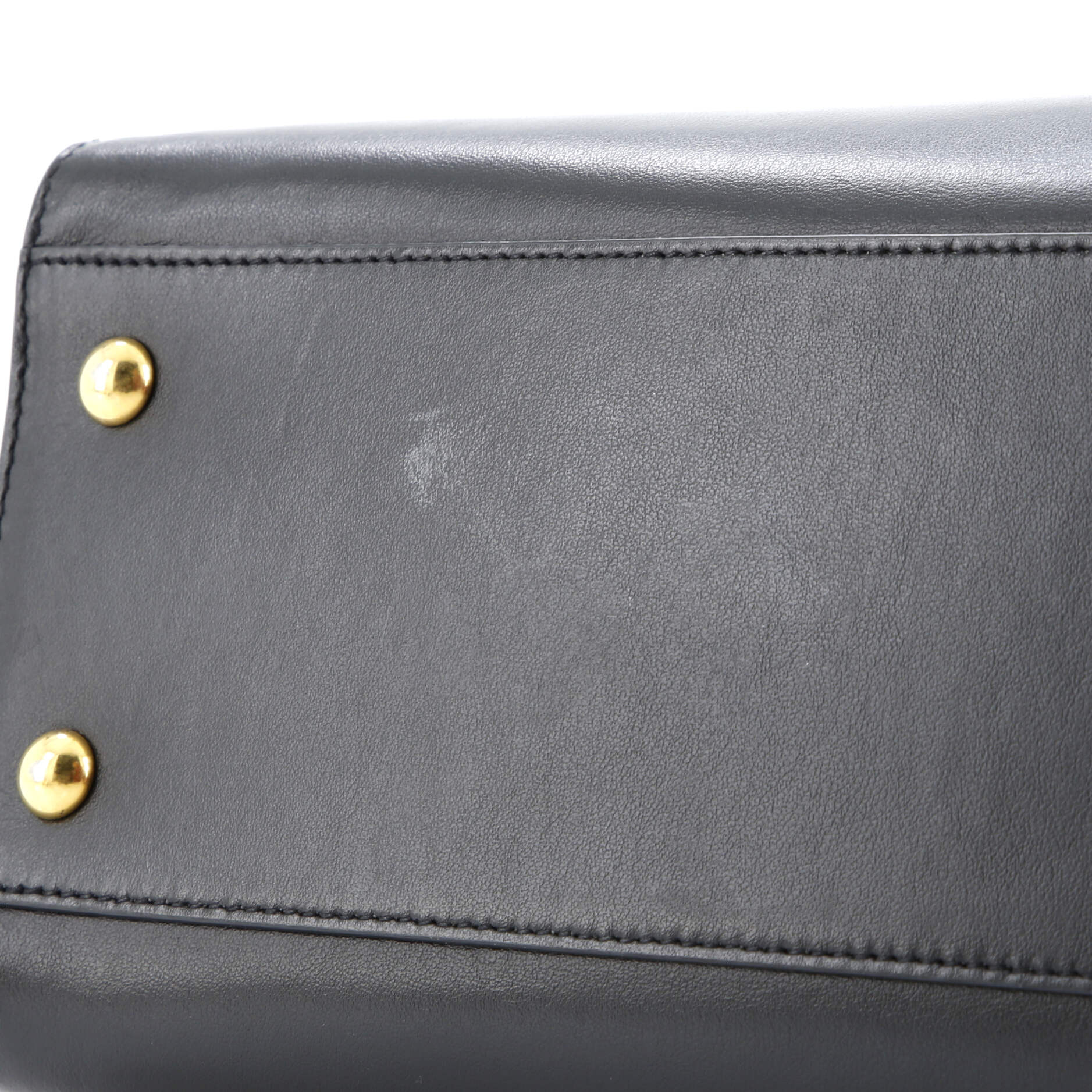Saint Laurent Monogram Cabas Leather Small