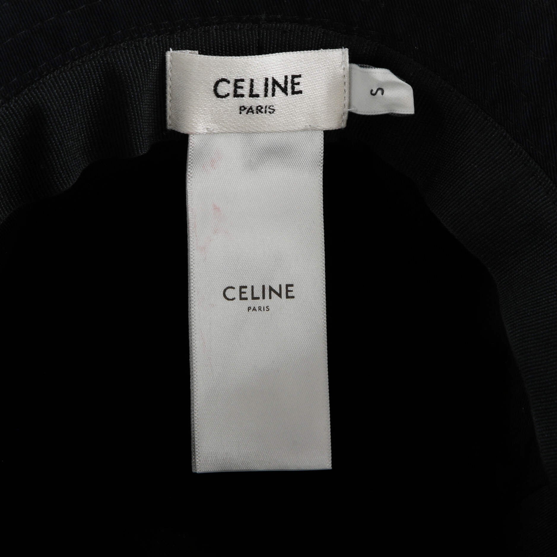 Celine Logo Bucket Hat Printed Canvas