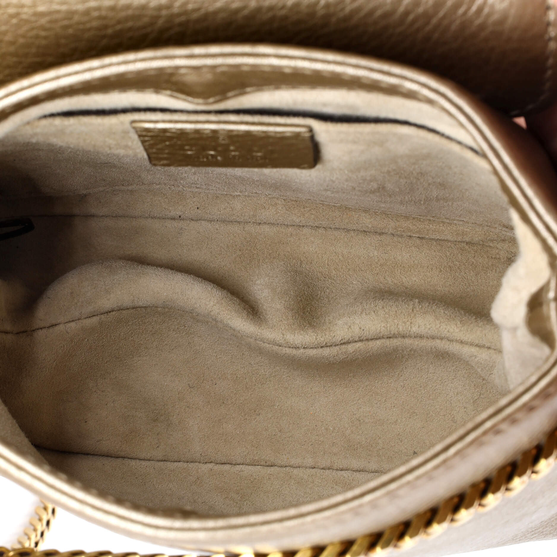 Gucci 1973 Chain Shoulder Bag Leather Small