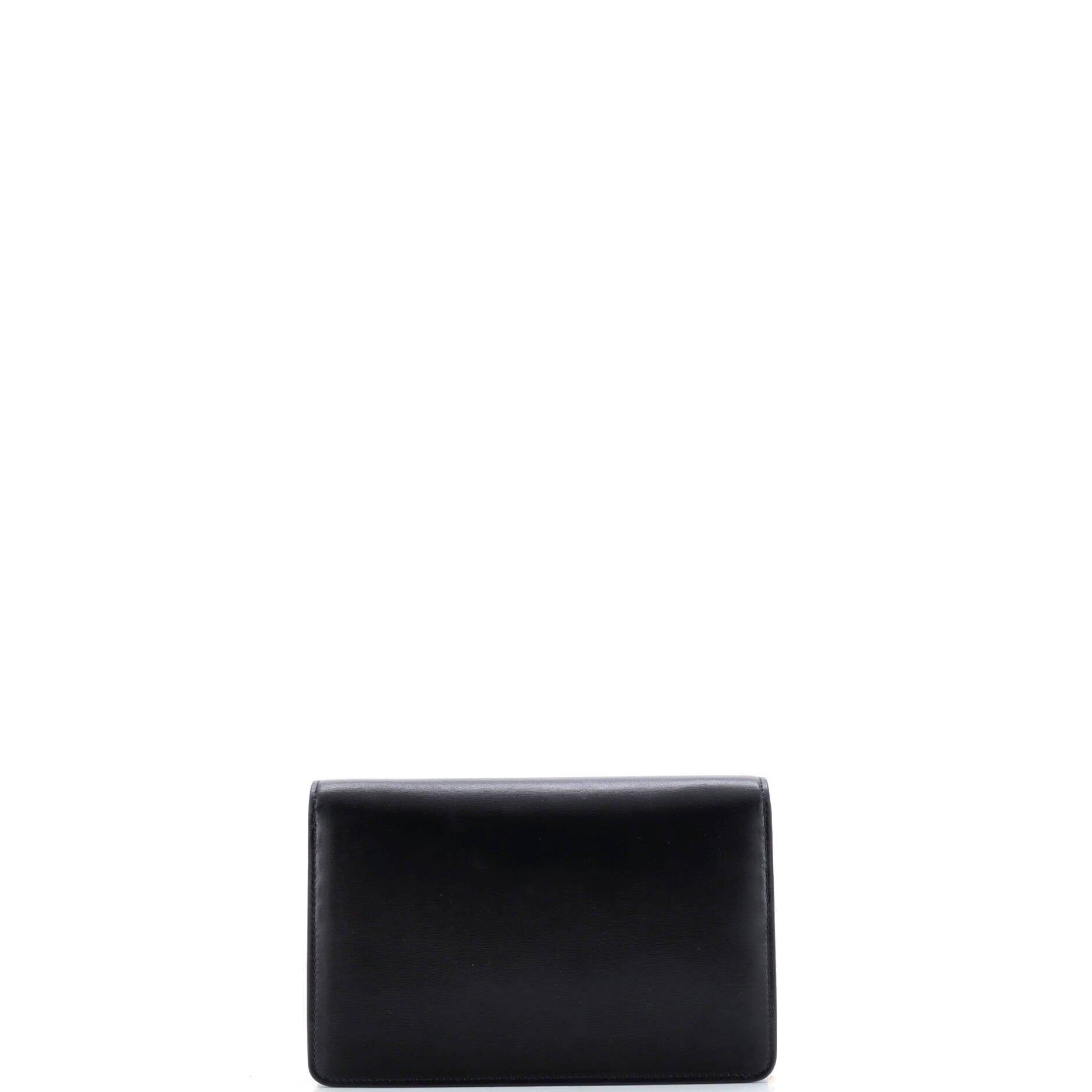 Celine Margo Triomphe Wallet on Chain Leather