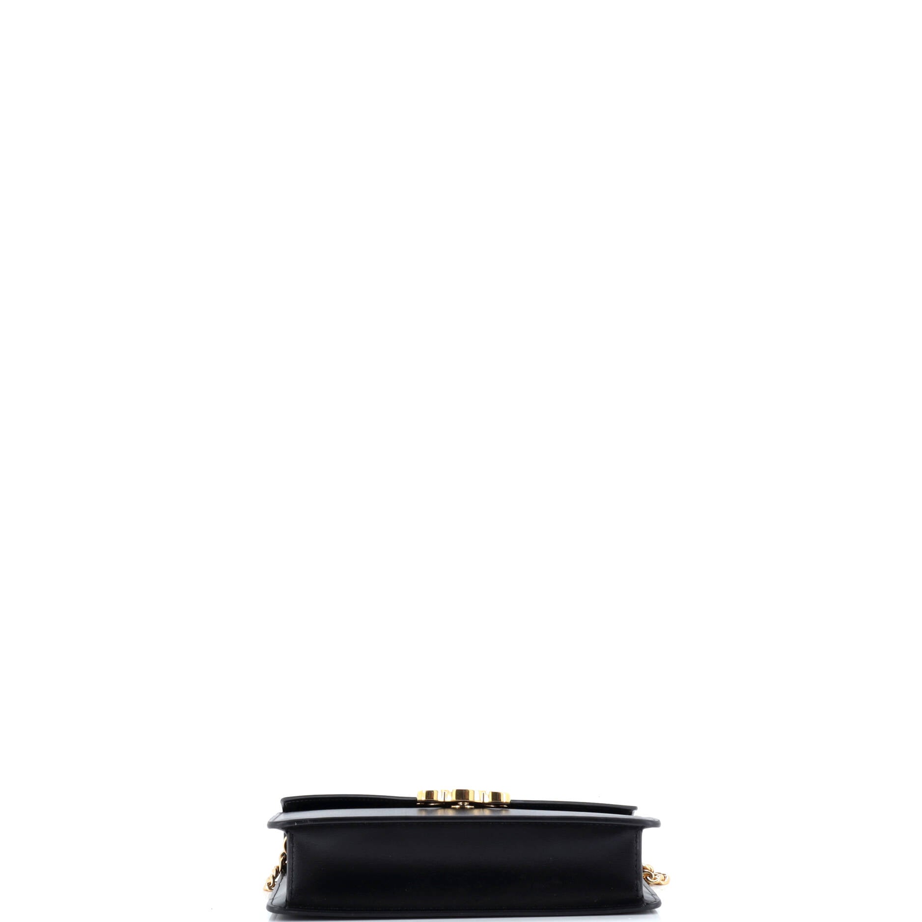 Celine Margo Triomphe Wallet on Chain Leather