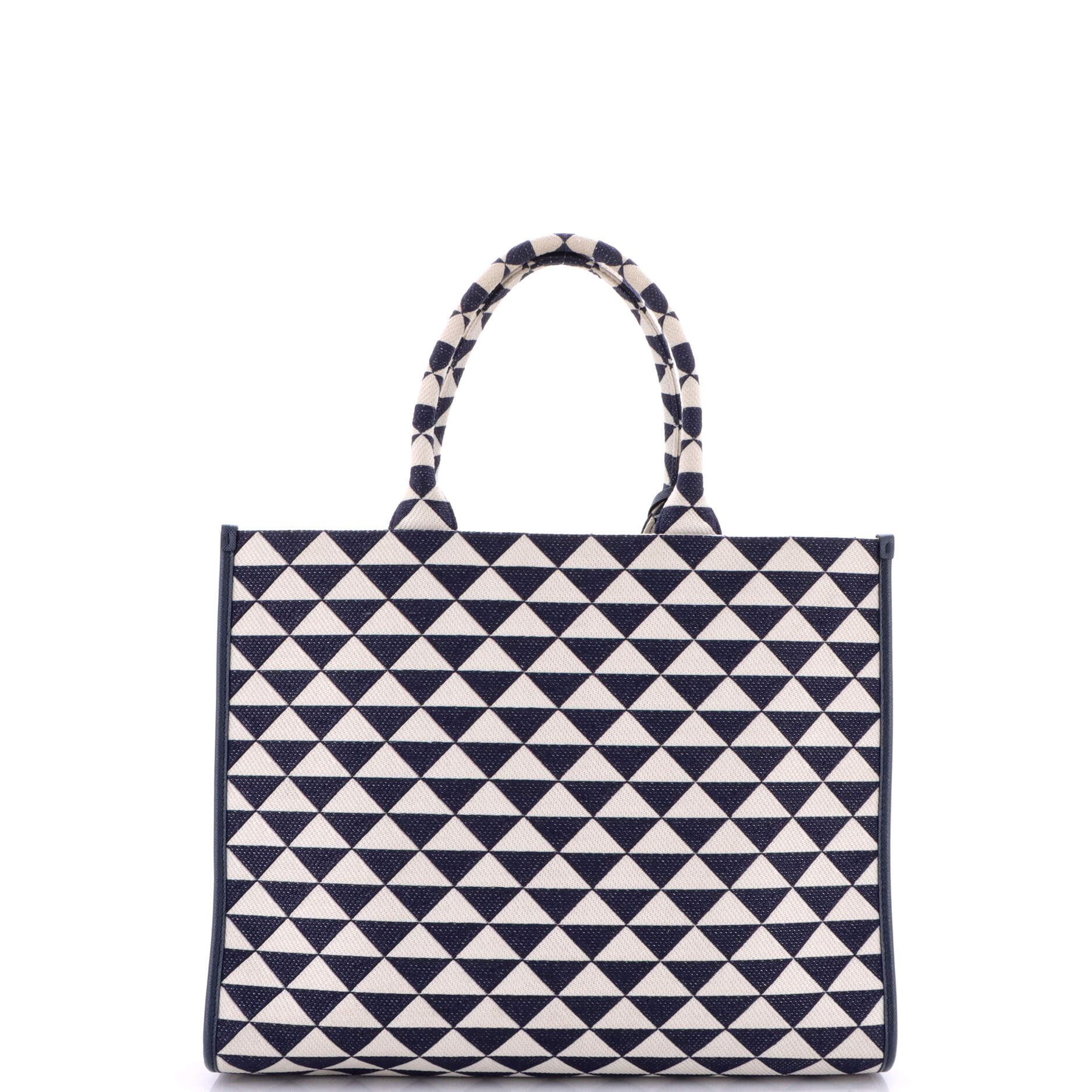 Prada Symbole Shopper Tote Jacquard Large