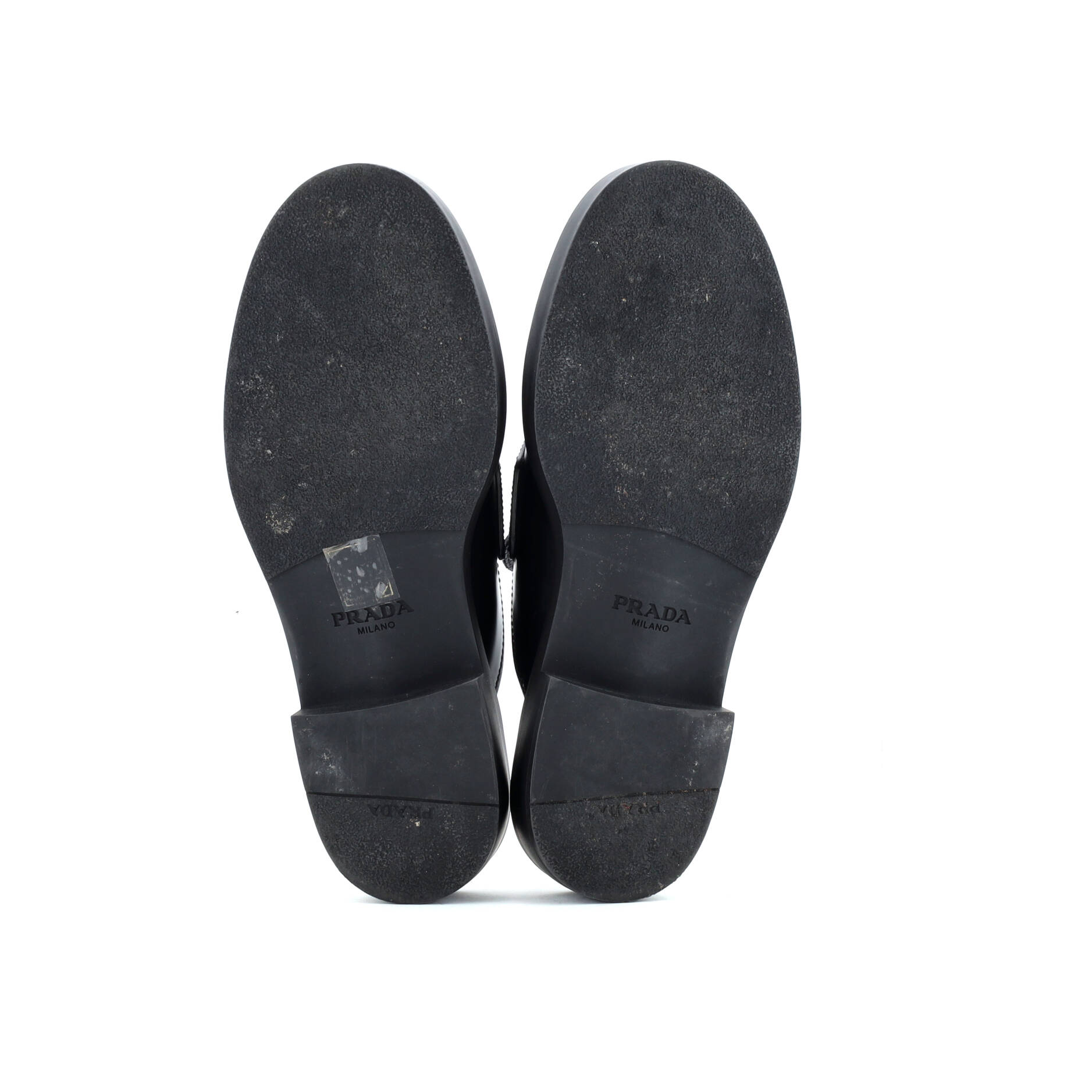 Prada Women's Triangle Logo Slide Mules Leather