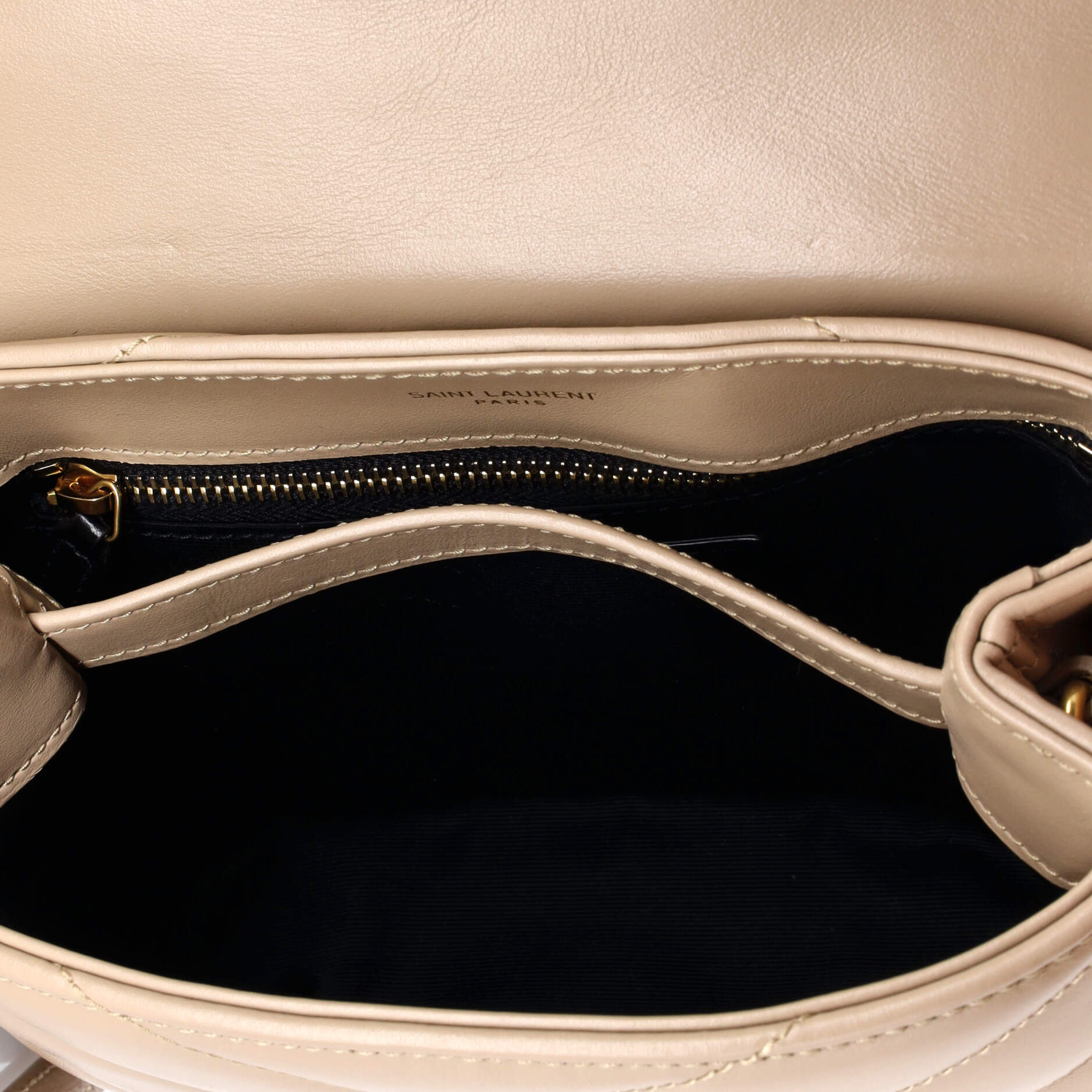 Saint Laurent Loulou Shoulder Bag Matelasse Chevron Leather Toy