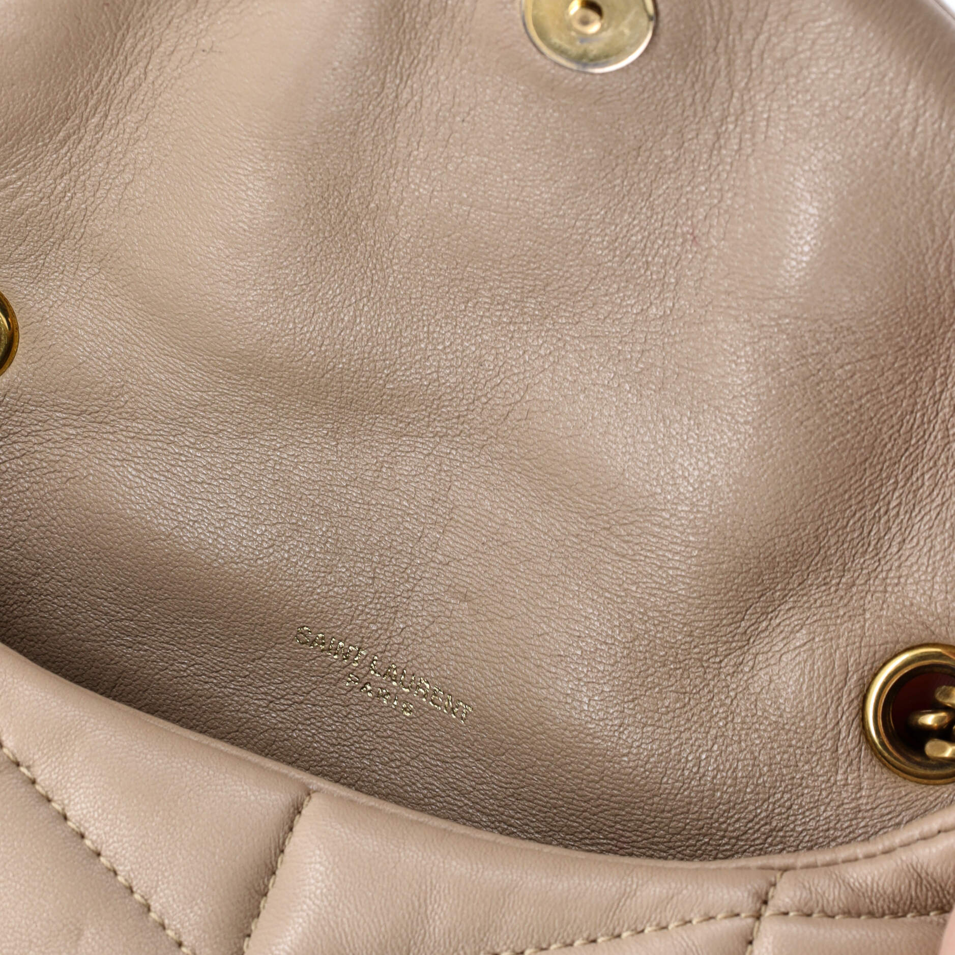 Saint Laurent Loulou Puffer Shoulder Bag Quilted Leather Mini