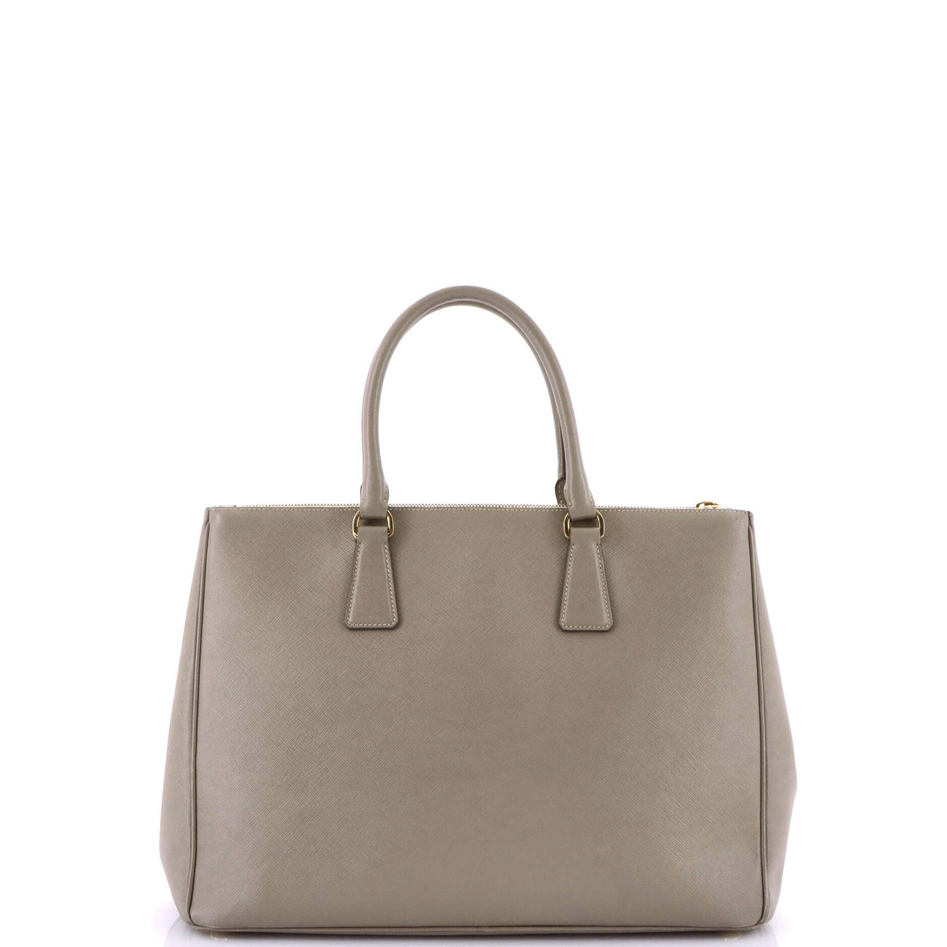 Prada Double Zip Lux Tote Saffiano Leather Large