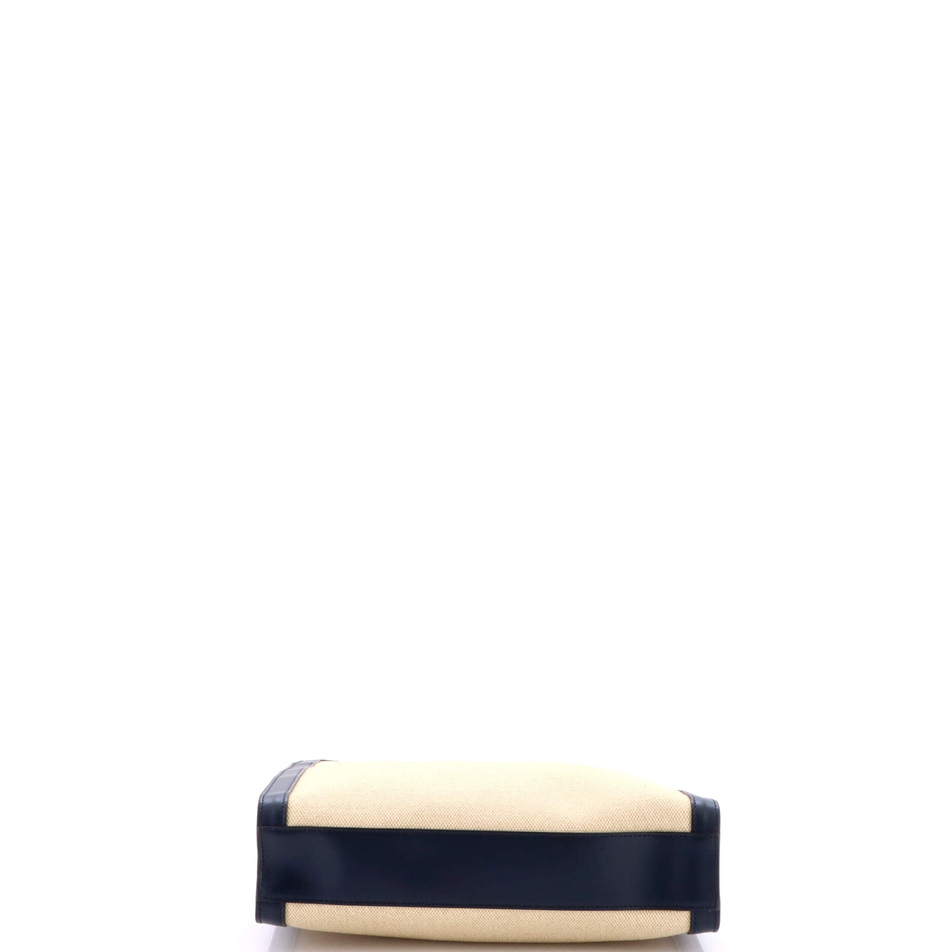 Celine Vertical Cabas Tote Canvas with Leather Small