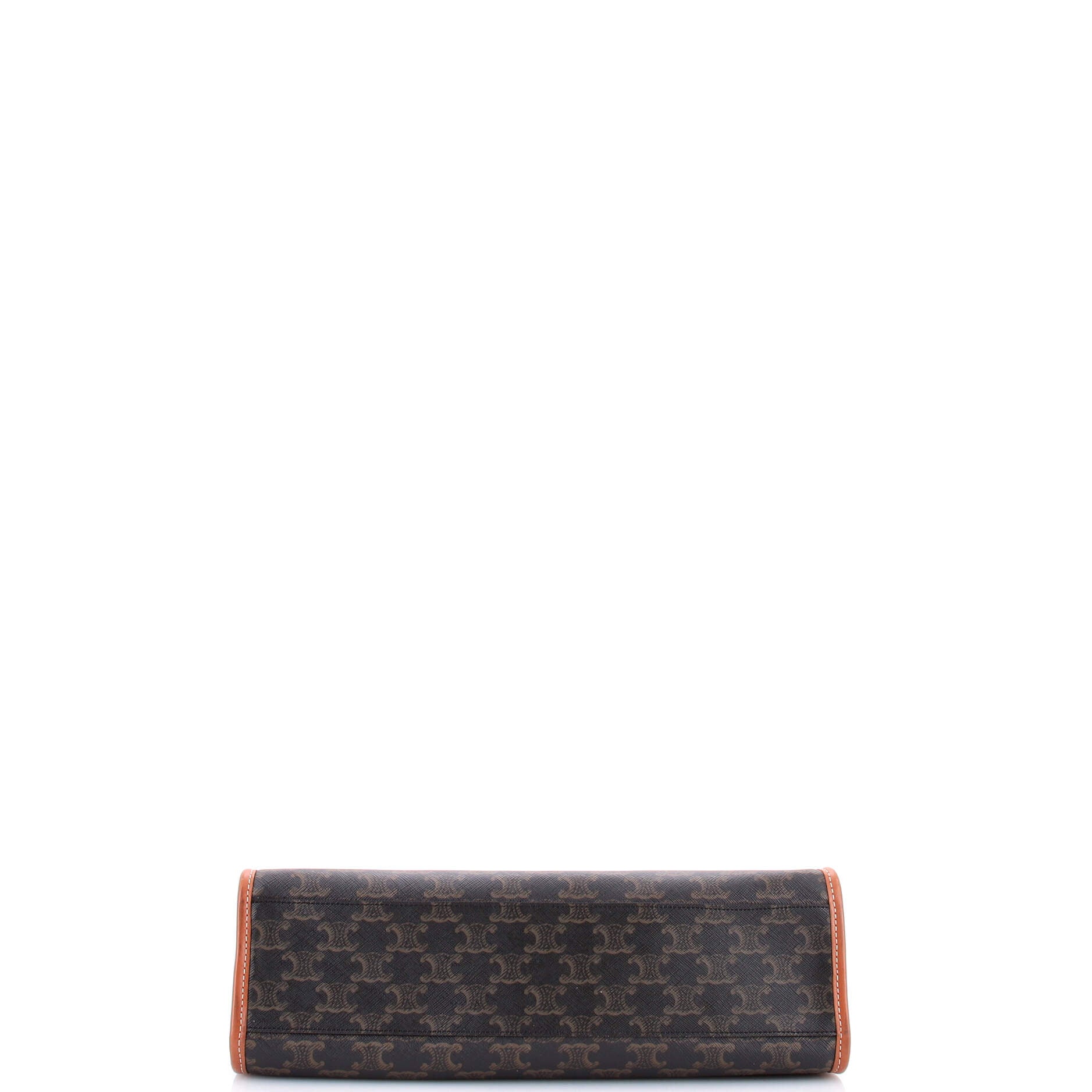 Celine Horizontal Cabas Tote Triomphe Coated Canvas Mini