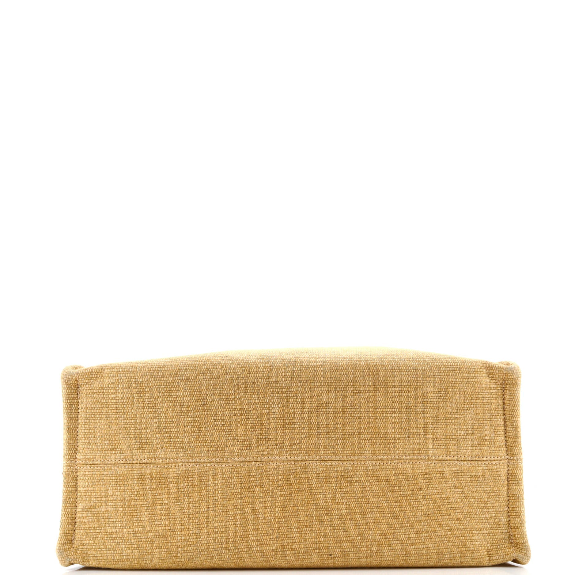 Celine Cabas Thais Tote Raffia Effect Textile Large