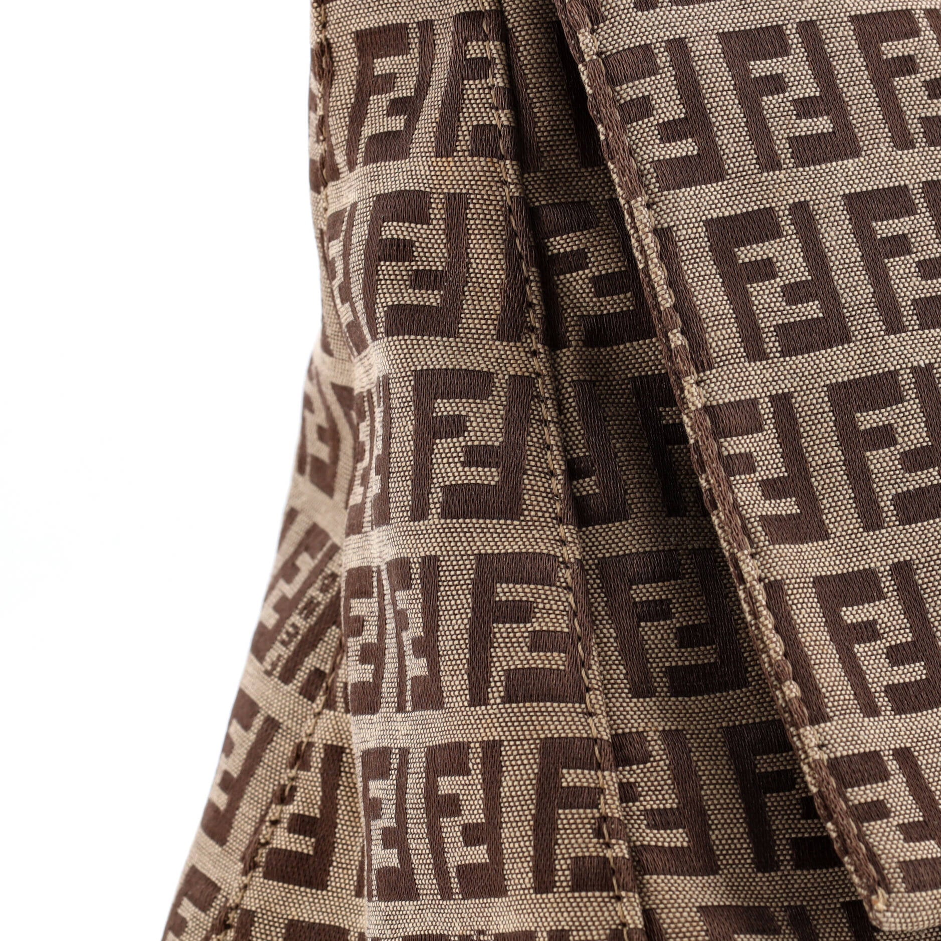 Fendi Mama Forever Bag Zucchino Canvas Large