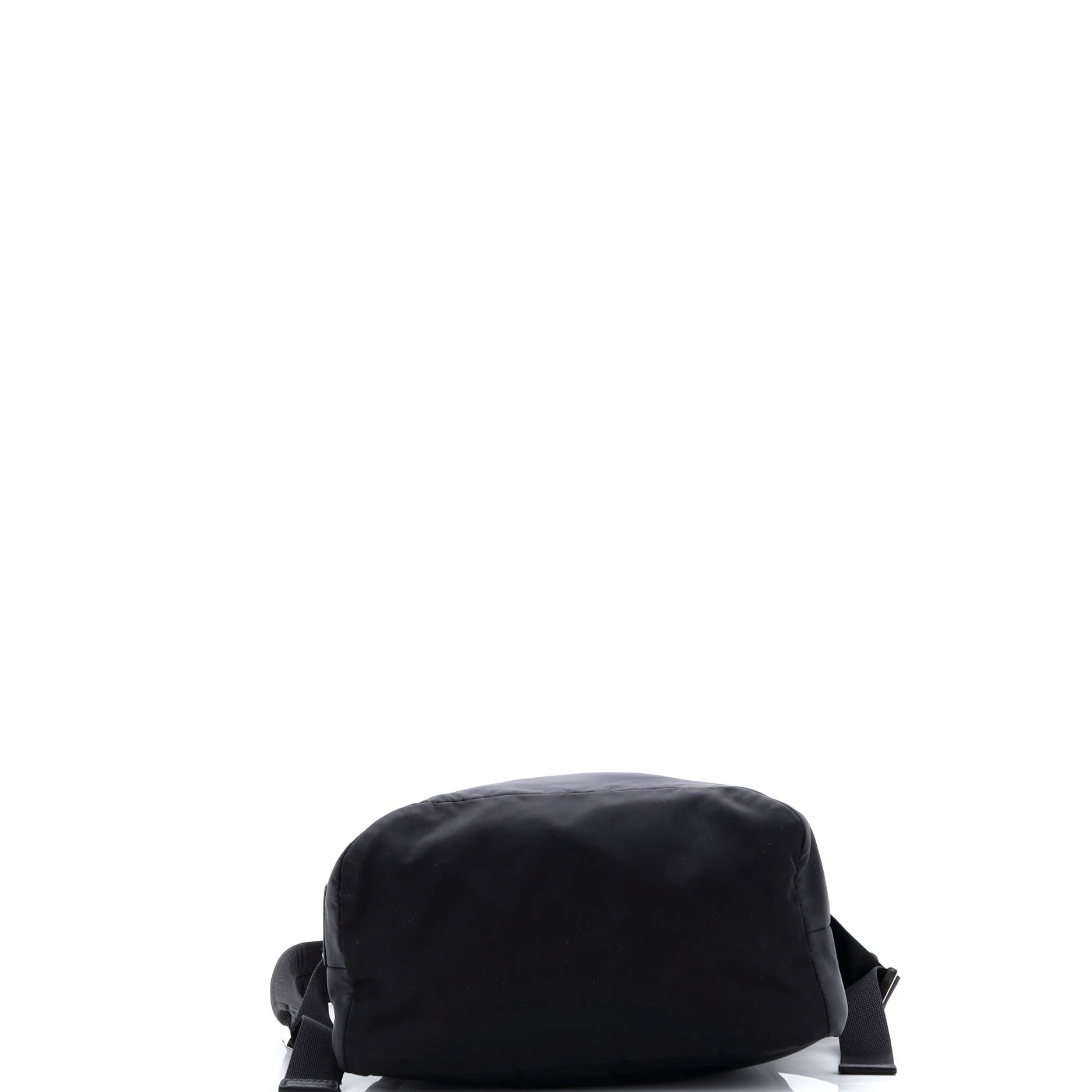 Prada Logo Patch Zip Messenger Bag Tessuto Medium