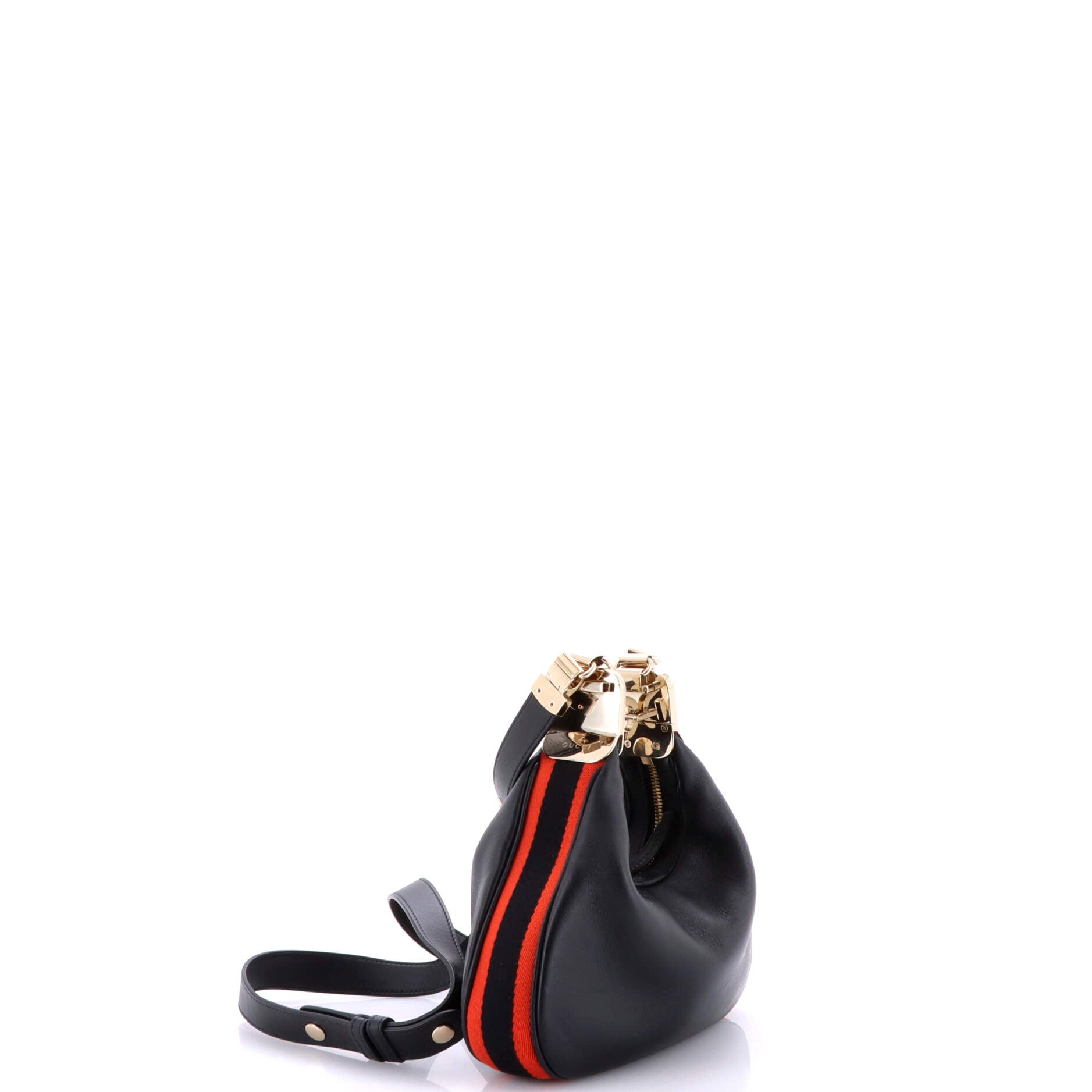 Gucci Attache Shoulder Bag Leather Small