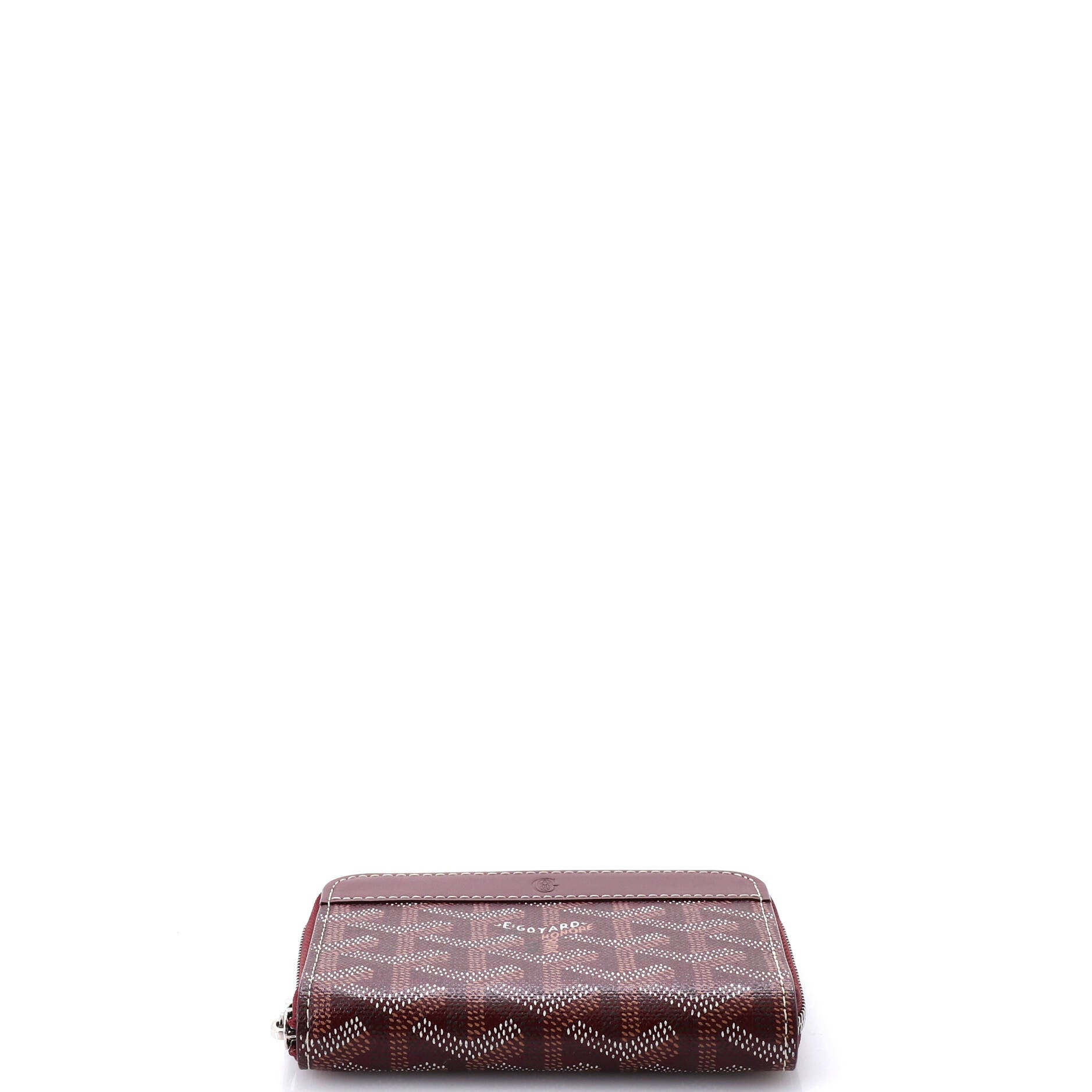 Goyard Matignon Zip Wallet Coated Canvas with Leather PM