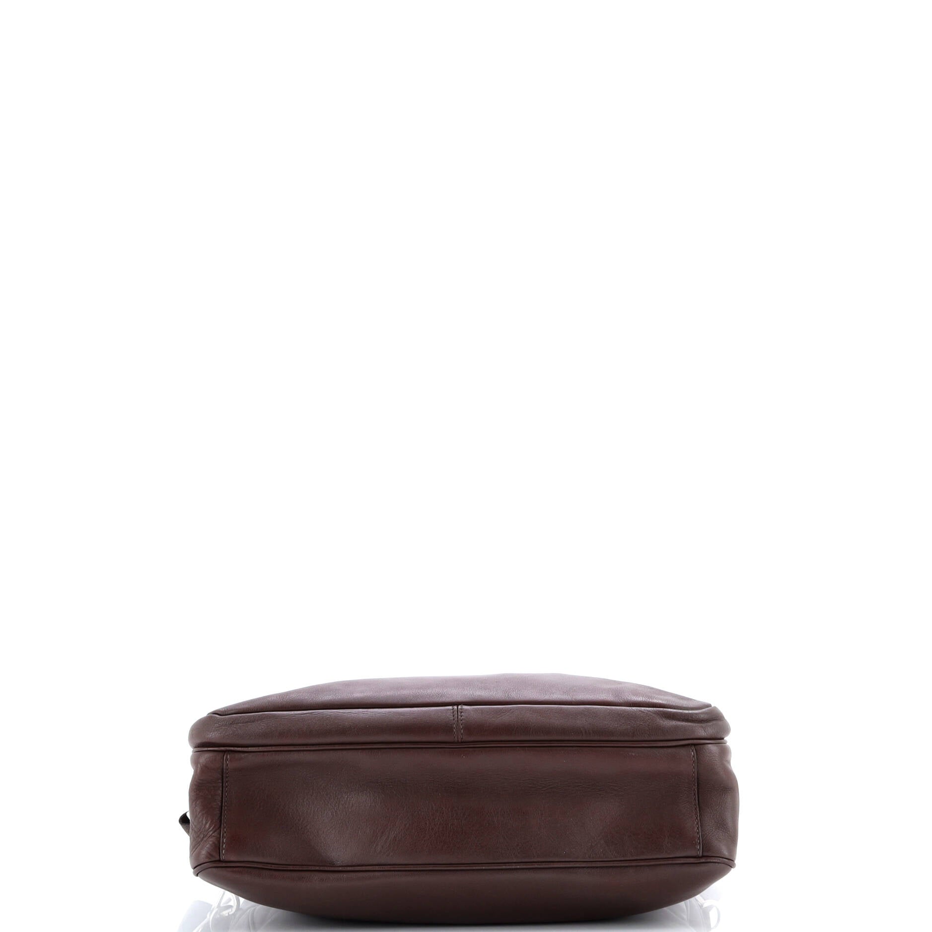Prada Convertible Front Pocket Briefcase Tote Leather Medium