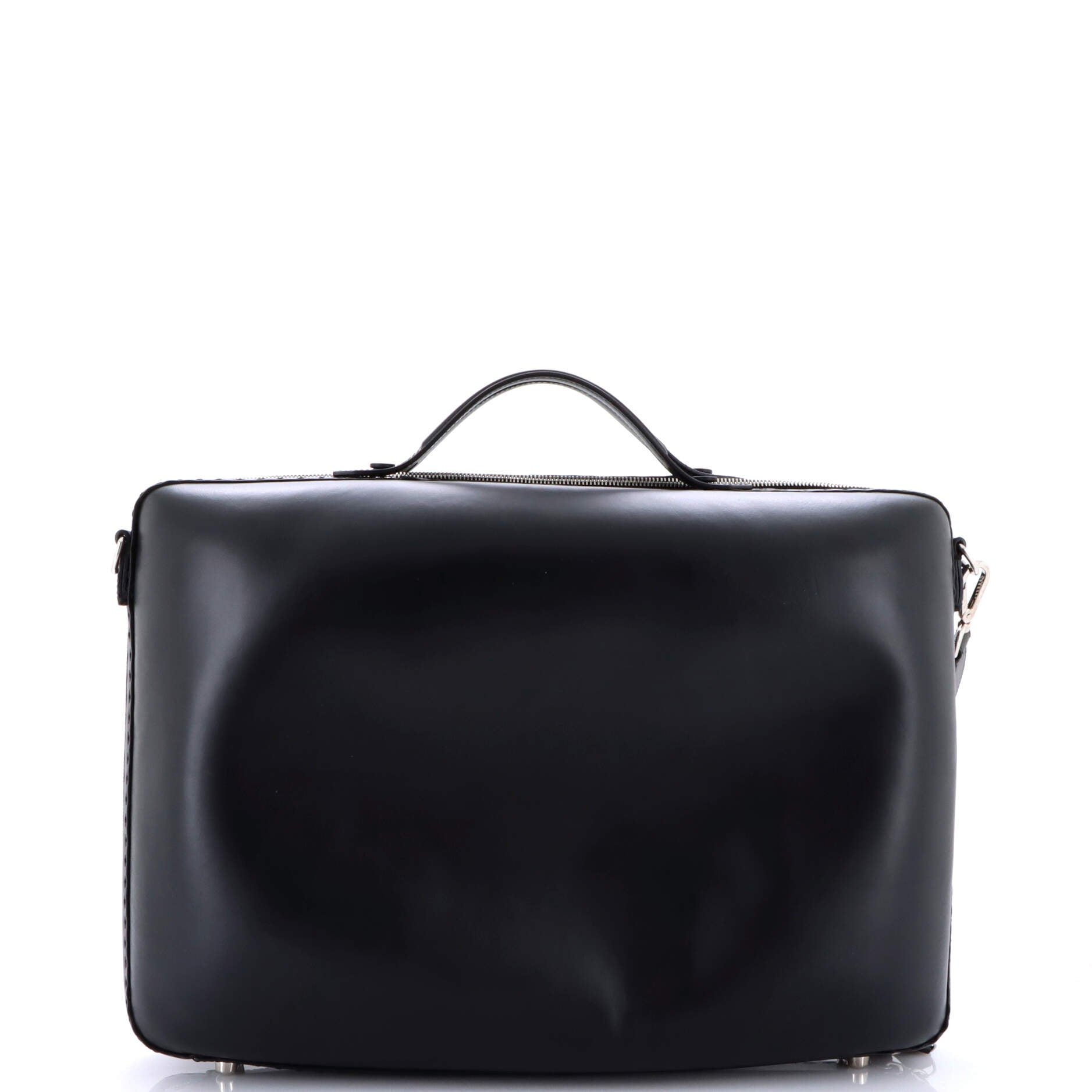 Fendi FF Zip Around Travel Bag Leather Large