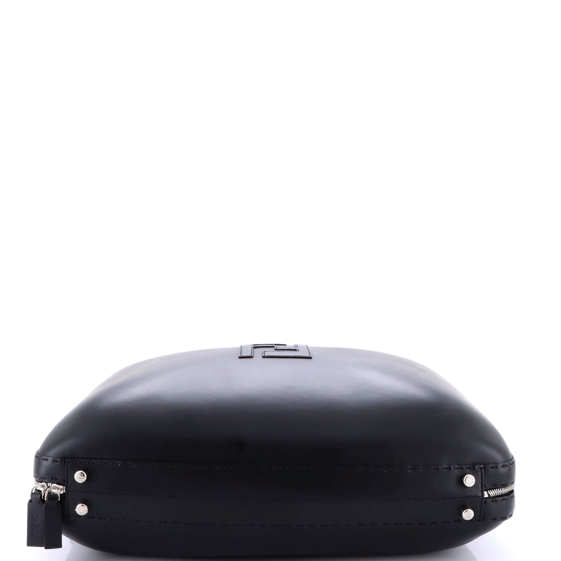 Fendi FF Zip Around Travel Bag Leather Large