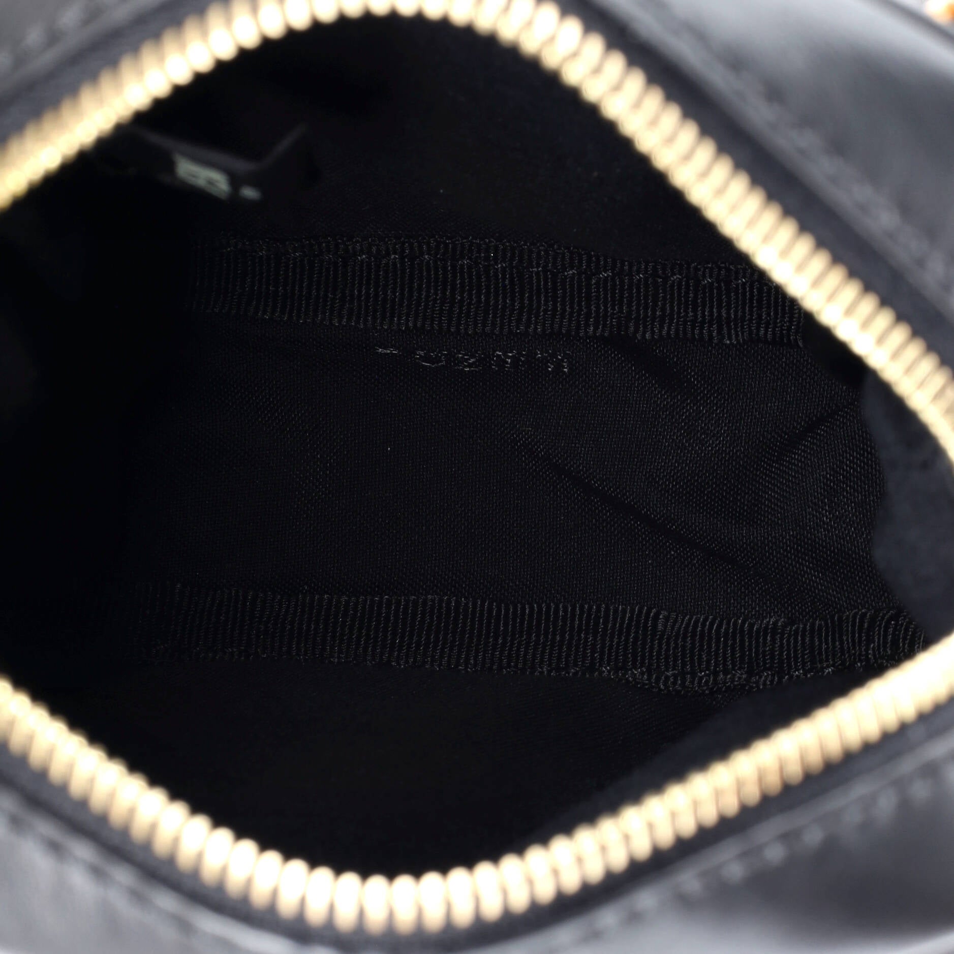 Fendi Karligraphy Messenger Bag Studded Leather Small