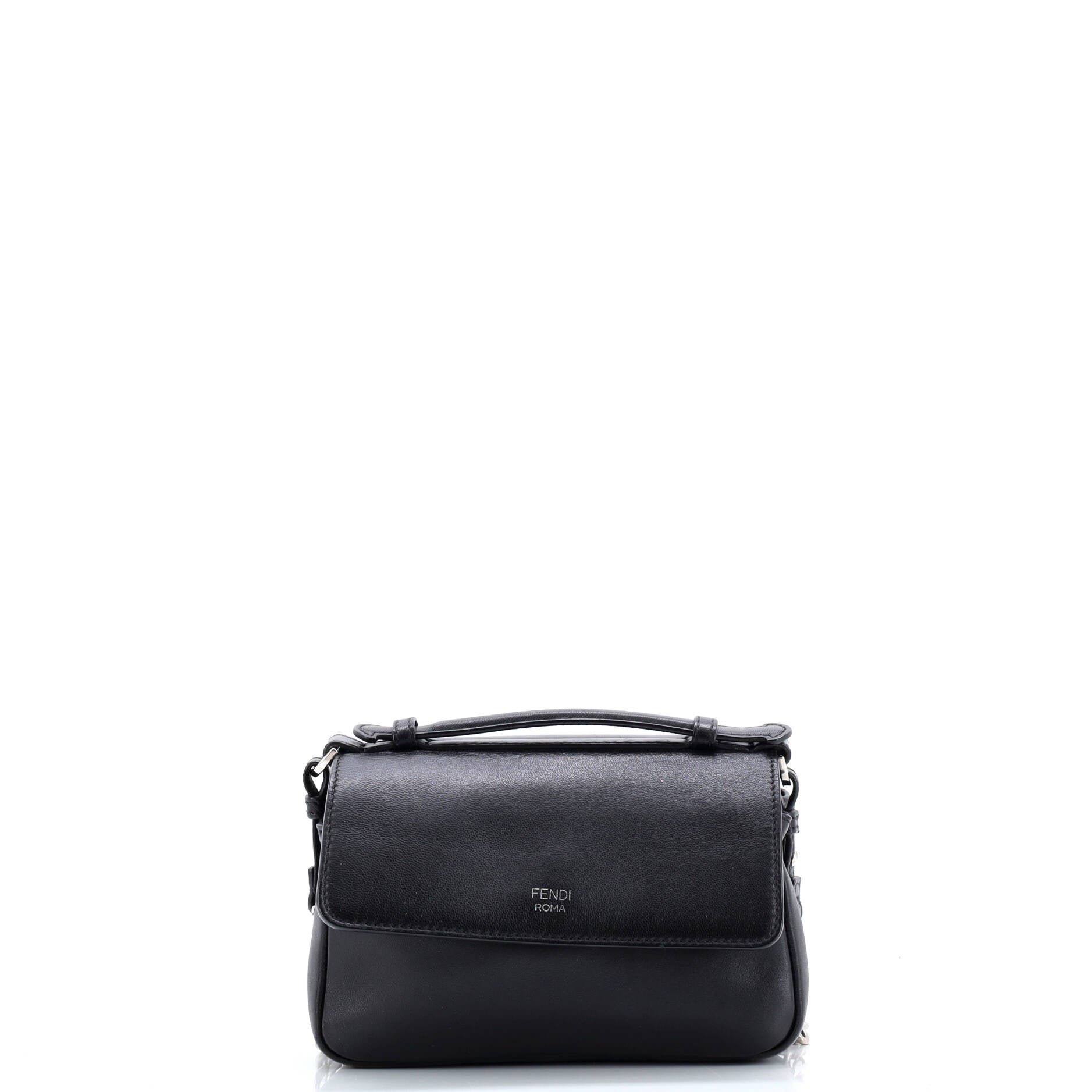 Fendi Double Baguette Quilted Leather Micro