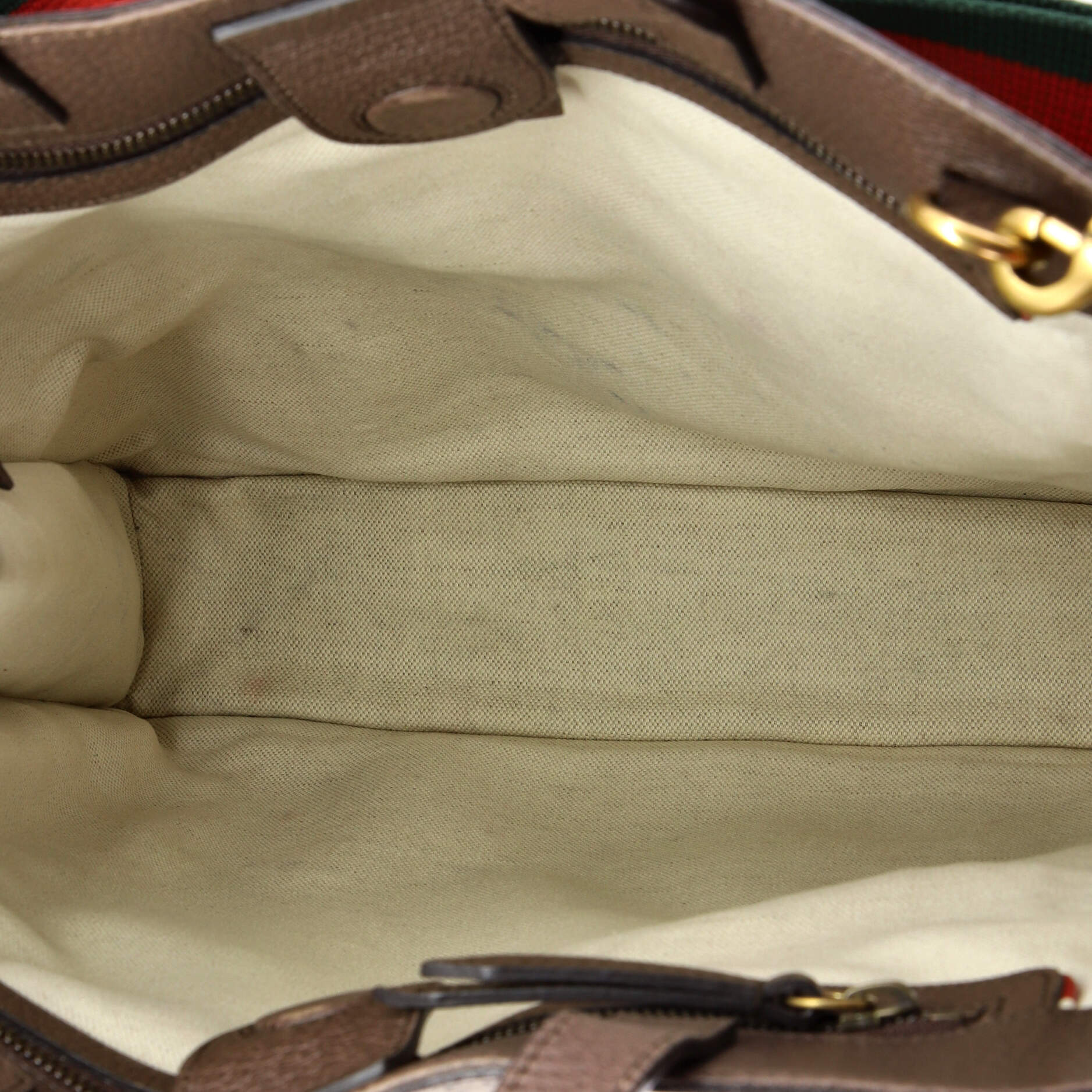 Gucci Courrier Convertible Soft Open Tote GG Coated Canvas with Applique North South