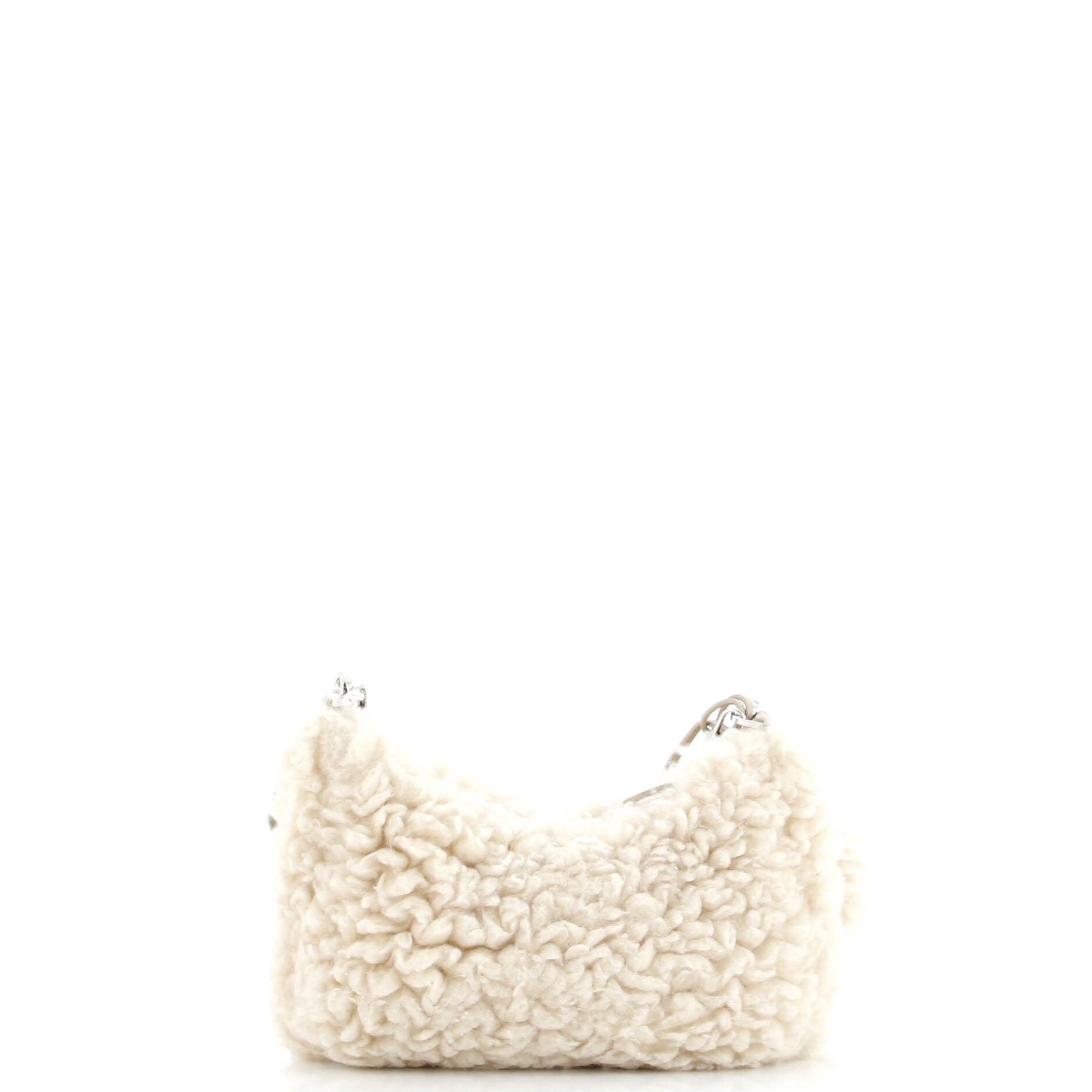 Prada Re-Edition 2005 Shoulder Bag Quilted Shearling Small