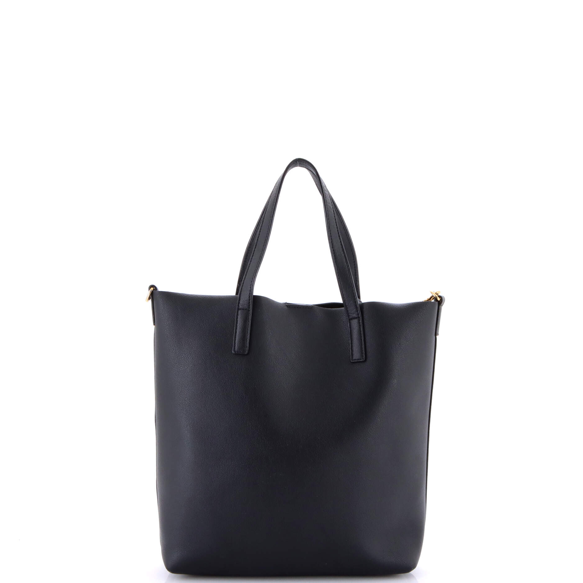 Saint Laurent Shopper Tote Leather Toy