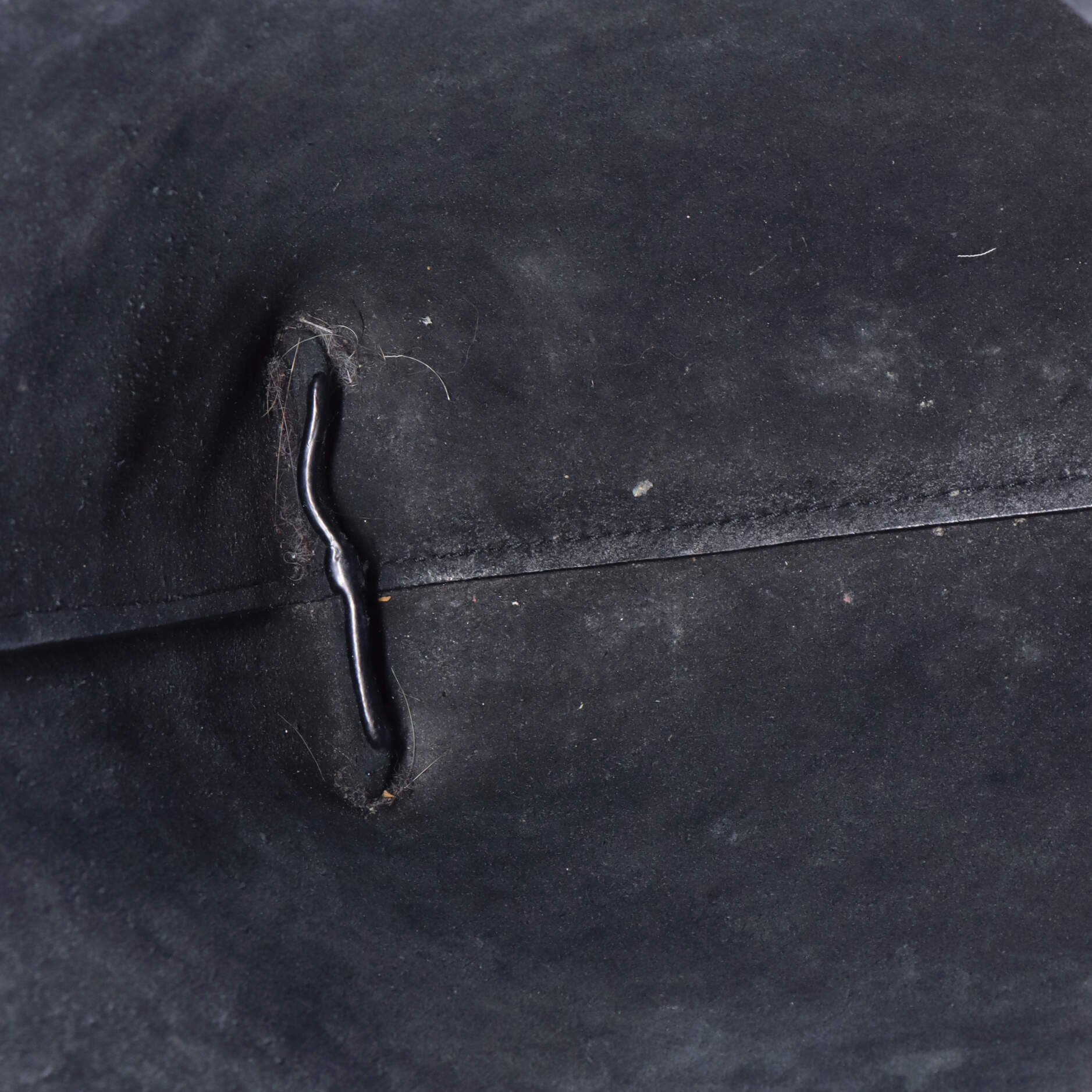 Saint Laurent Shopper Tote Leather Toy