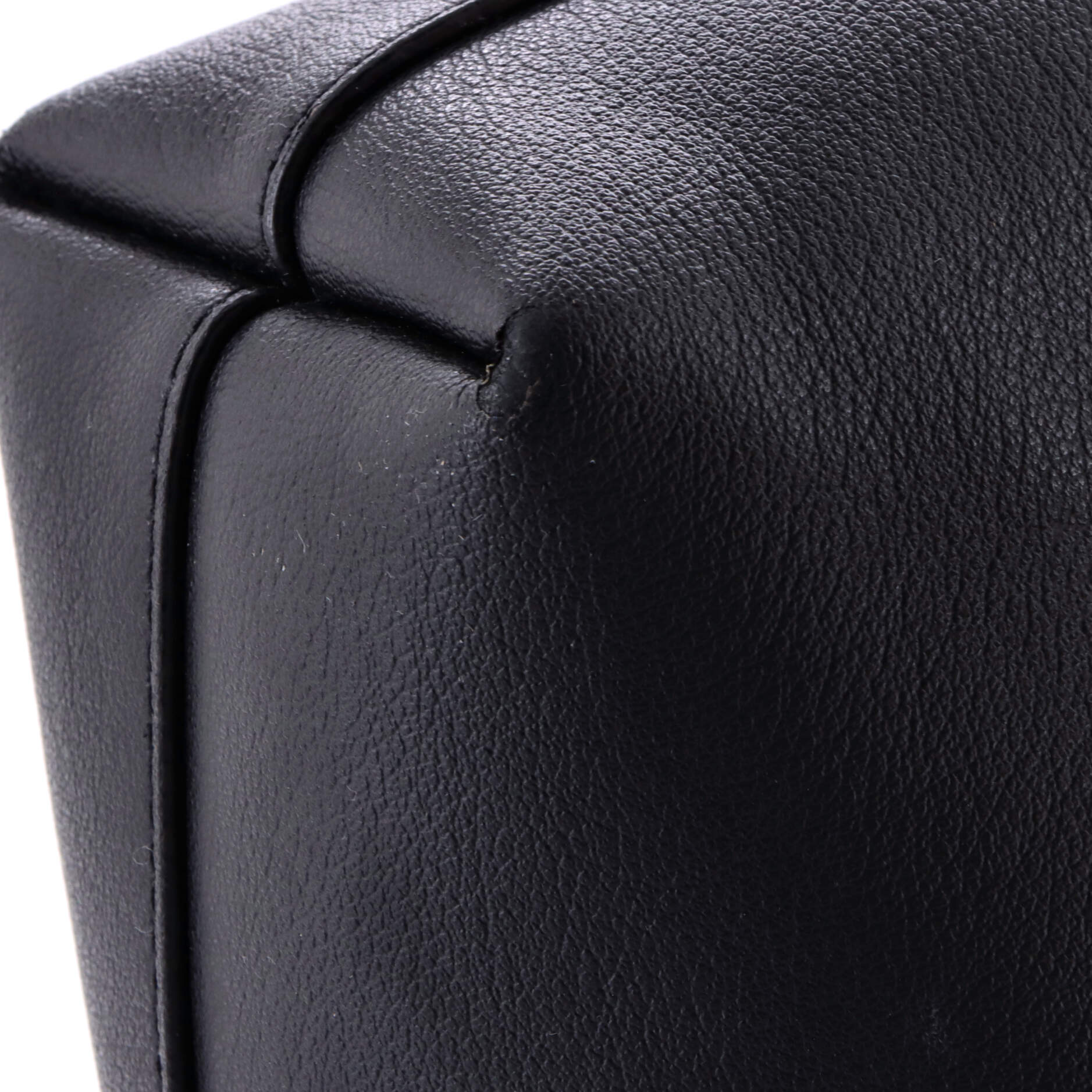 Saint Laurent Shopper Tote Leather Toy