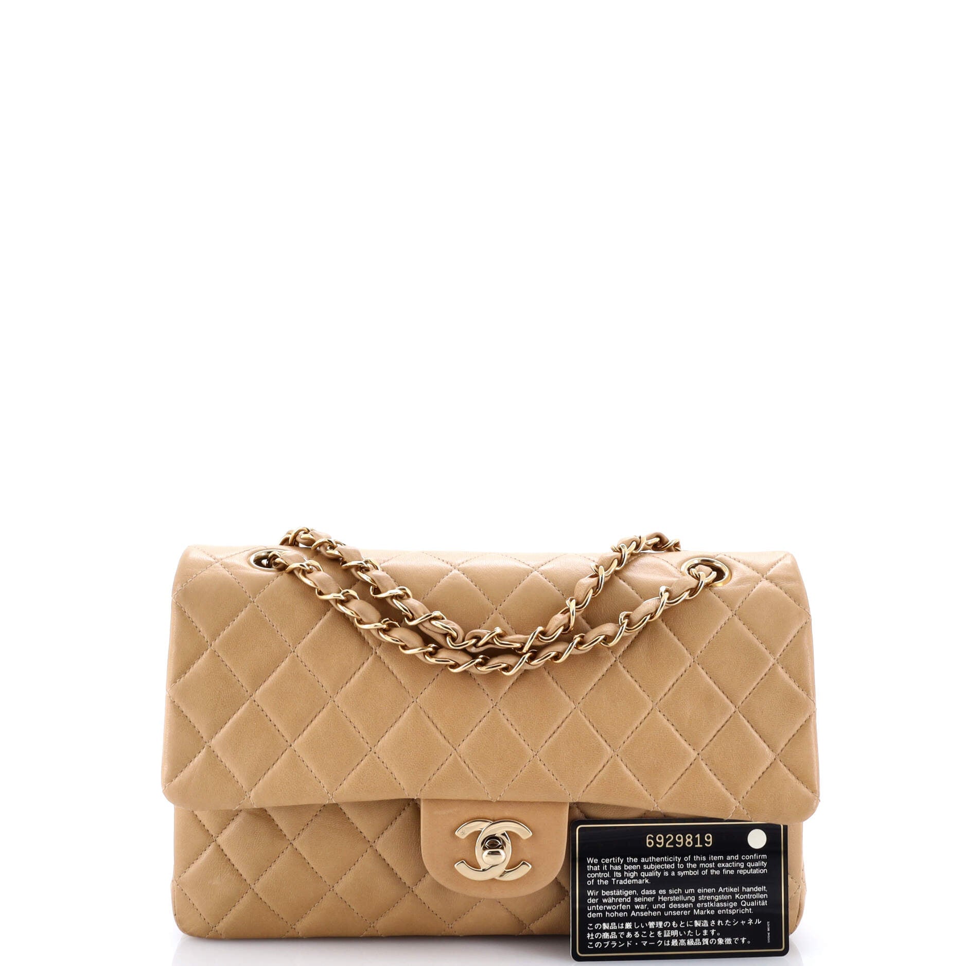 Chanel Classic Double Flap Bag Quilted Lambskin Medium