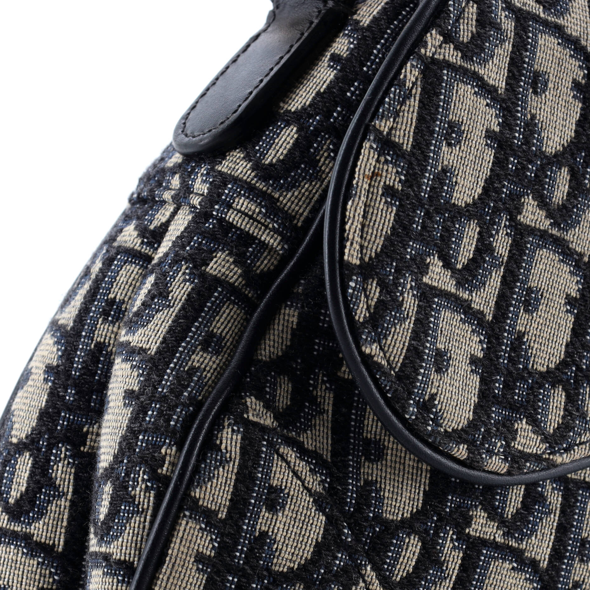 Christian Dior Saddle Handbag Oblique Canvas Medium