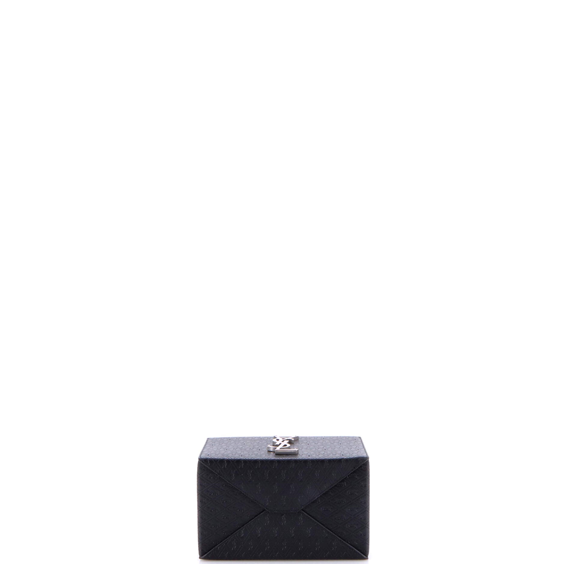 Saint Laurent Take-Away Box Bag Monogram All Over Leather