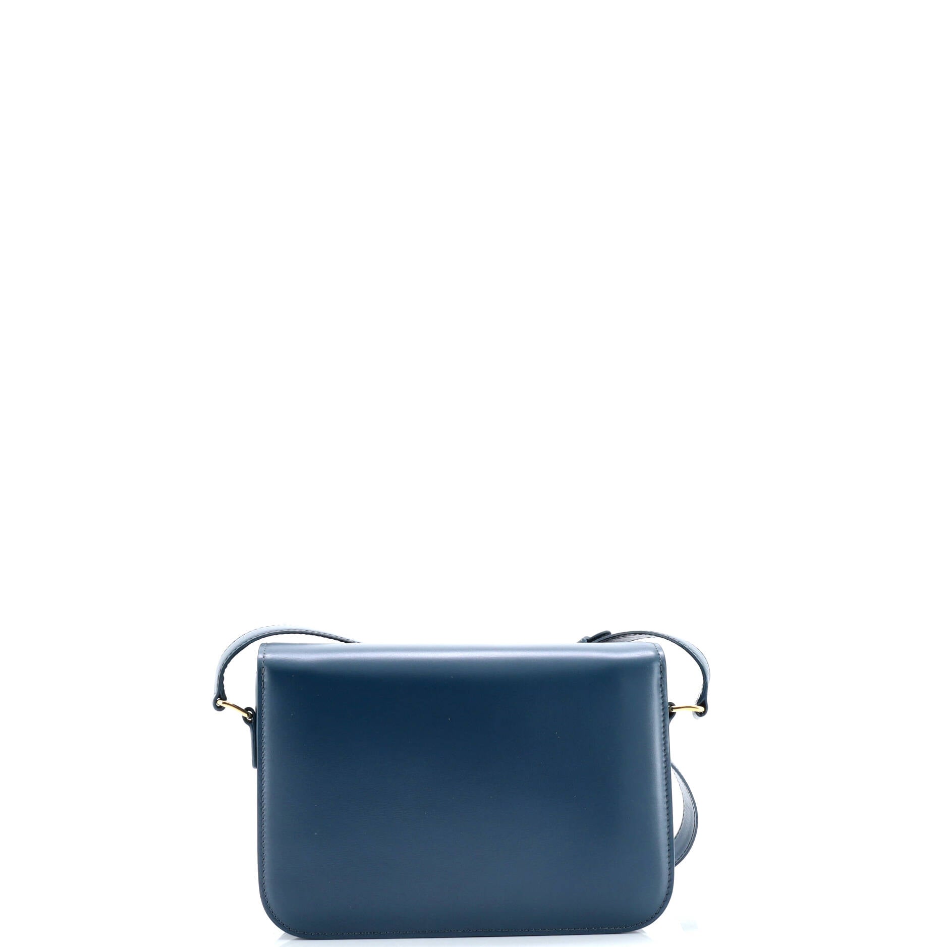Celine Triomphe Shoulder Bag Smooth Calfskin Medium